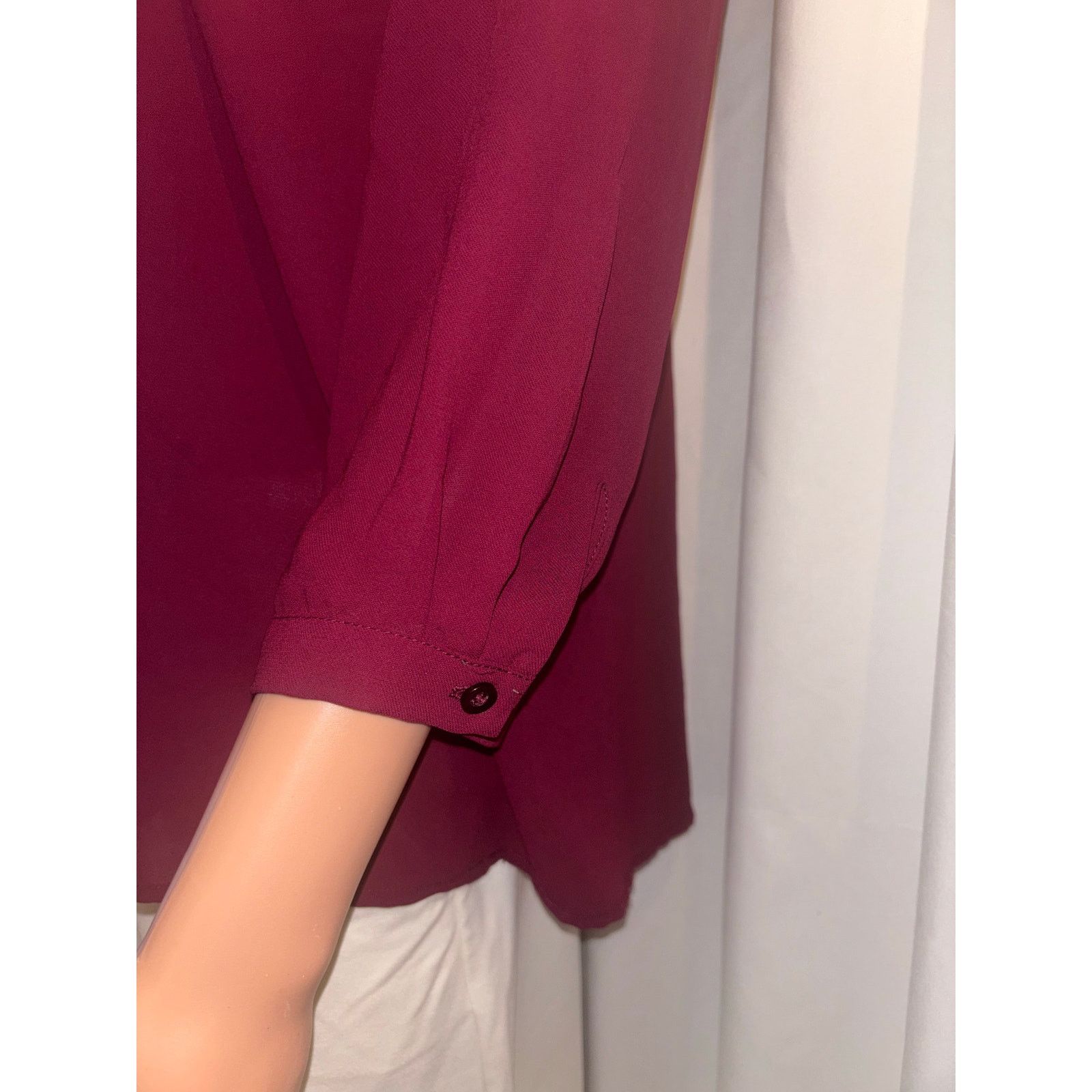 The Unbranded Brand Forever 21 Size M - Burgundy Blouse Size M / US 6-8 / IT 42-44 - 3 Thumbnail