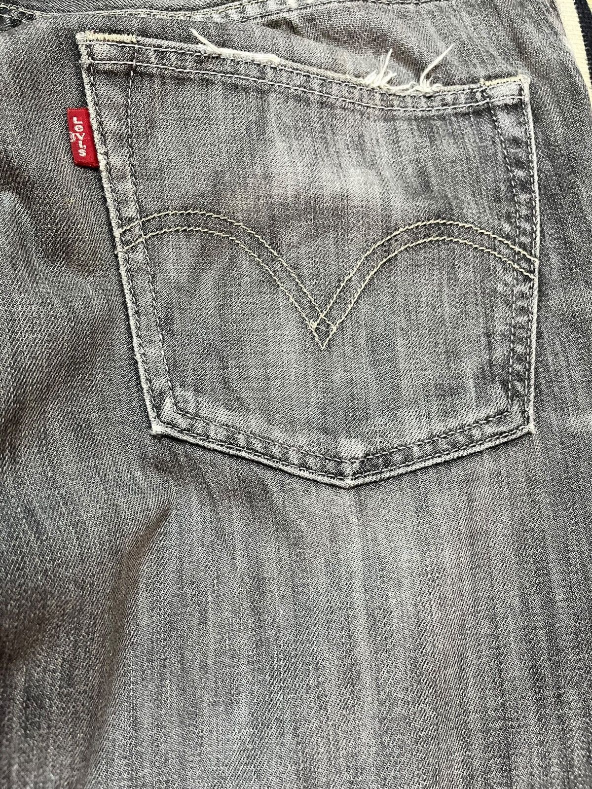 Levi's Vintage Clothing Vintage Levi’s 502 Straight Grunge Distressed Denim Size US 34 / EU 50 - 8 Thumbnail