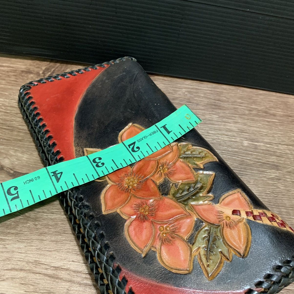 Leather Vintage Flora Embroided Leather Wallet Size ONE SIZE - 6 Thumbnail