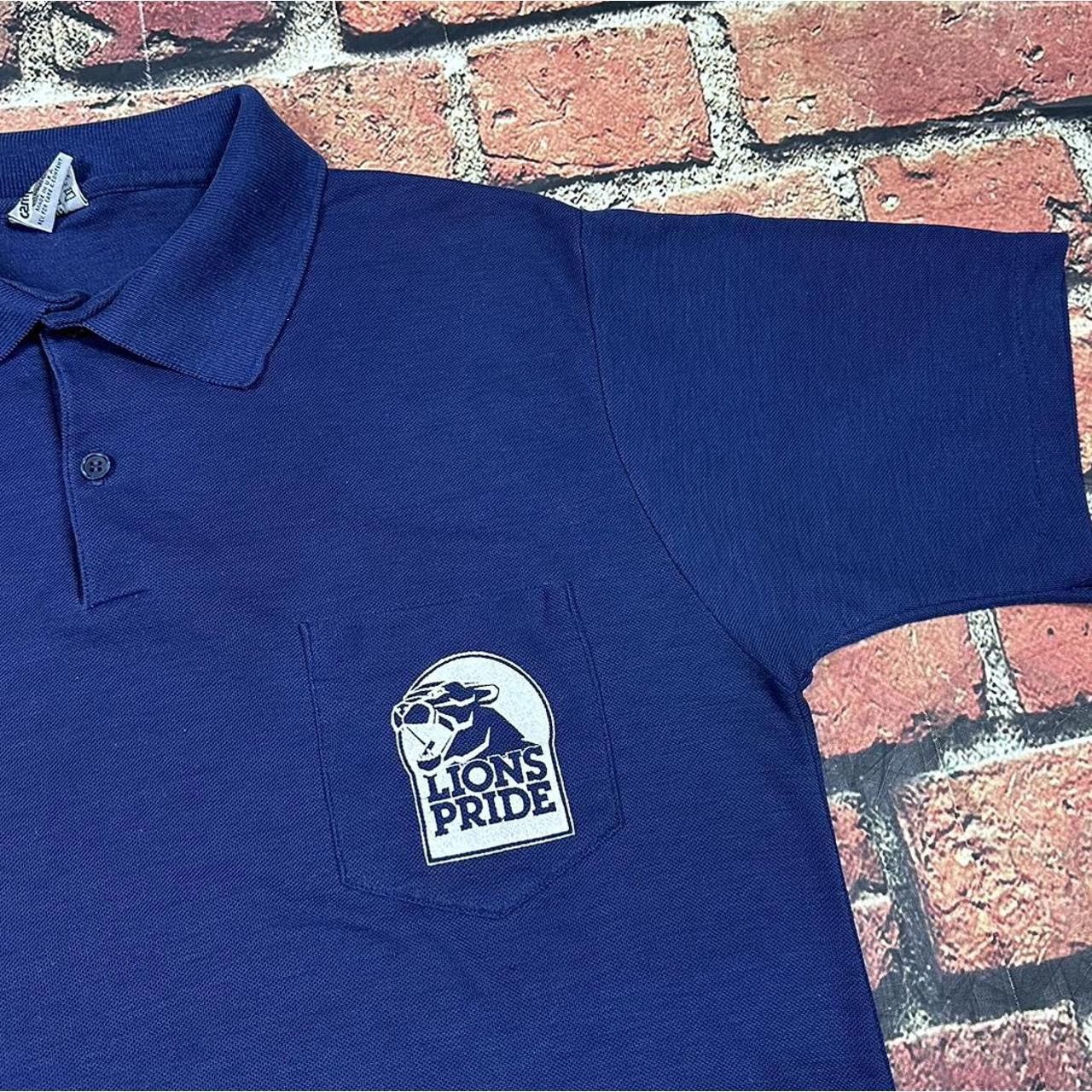 NCAA Vintage Penn State Nittany Lions Polo Collar Shirt 70s 80s Size US L / EU 52-54 / 3 - 3 Thumbnail