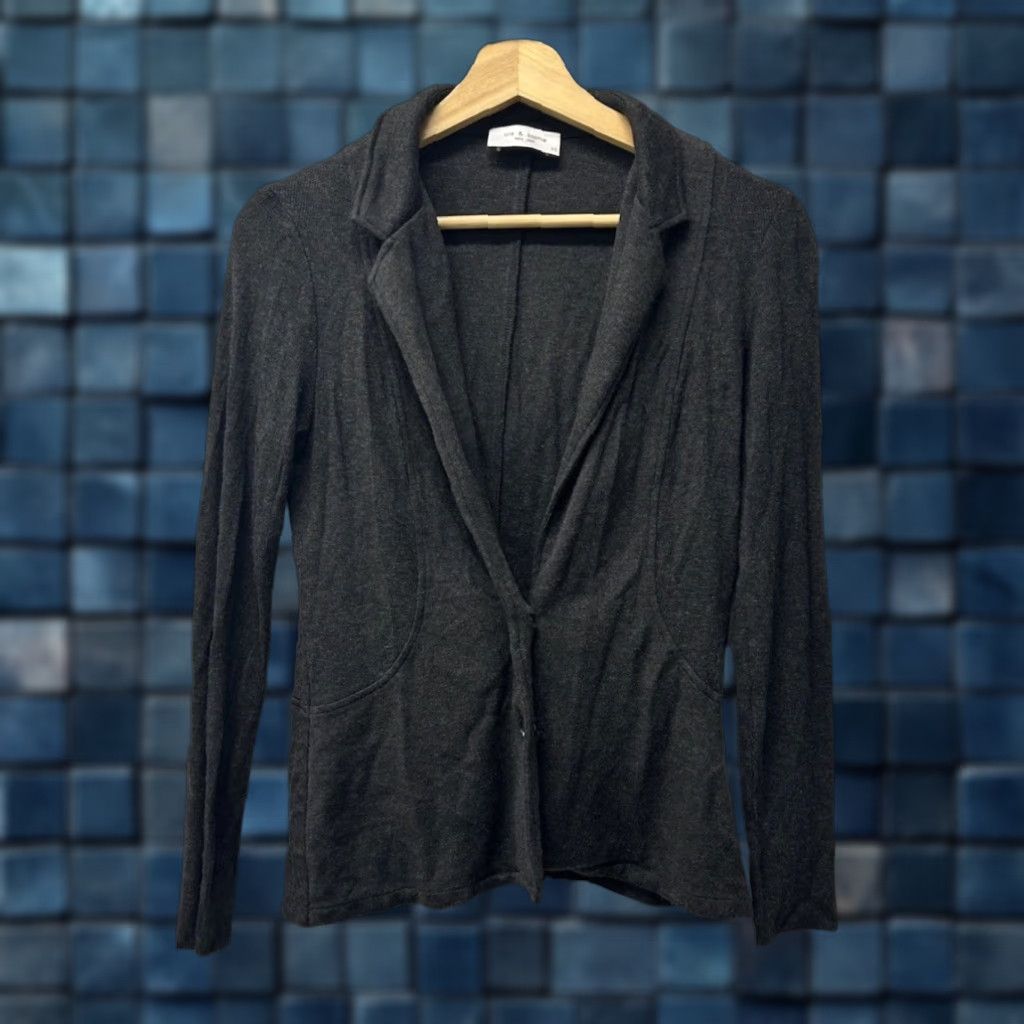 Anthropologie VINTAGE Women’s Lola & Sophie NY Anthropologie Charcoal ButtonUp Sweater Jacket XS Size XS / US 0-2 / IT 36-38 - 1 Thumbnail