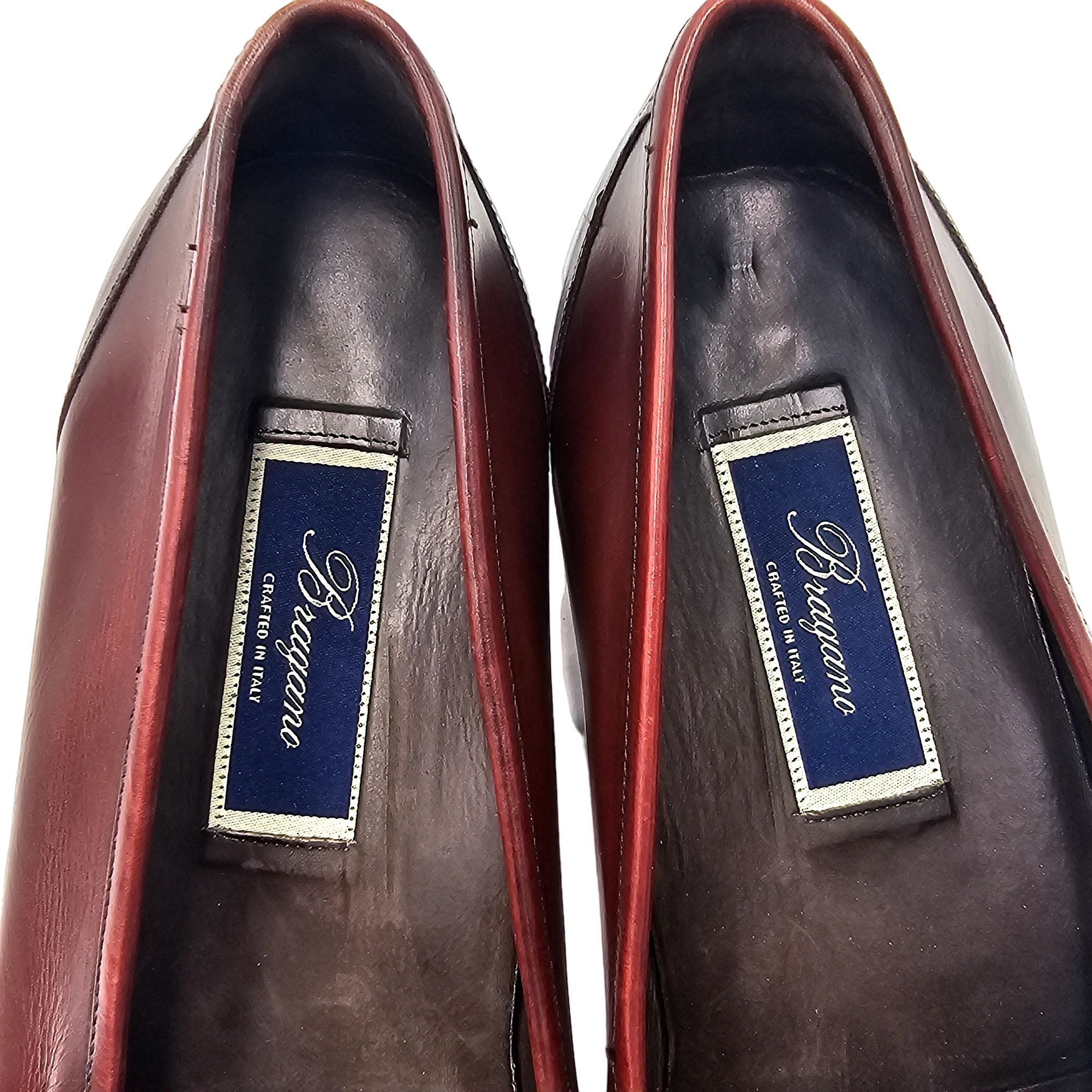 Bragano × Cole Haan Vintage Bragano Cole Haan Italy 10.5 Burgundy Leather Dress Size US 10.5 / EU 43-44 - 3 Thumbnail