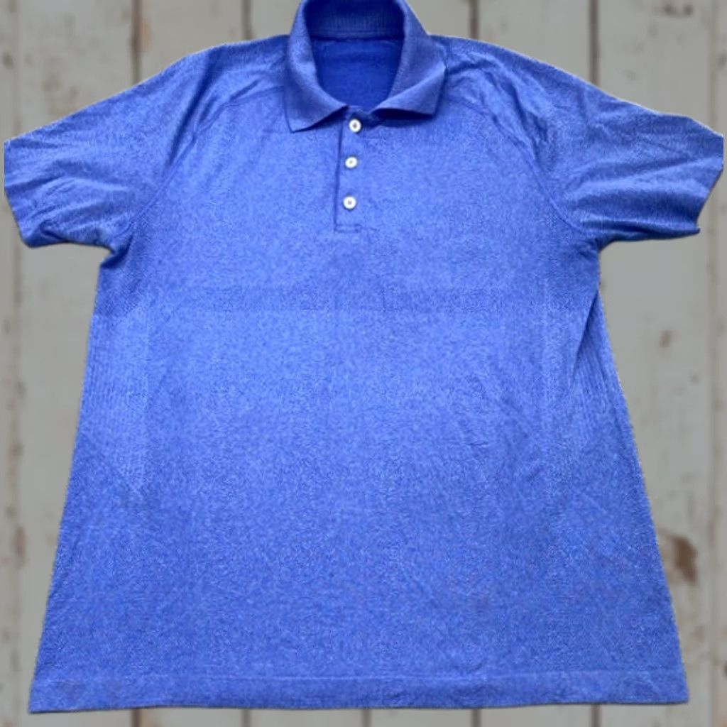 Lululemon Lululemon Polo Shirt Vent Tech Men’s Small Blue Live In Practice Stretch Shirt Polo Golf 90s Mens Size US S / EU 44-46 / 1 - 1 Thumbnail