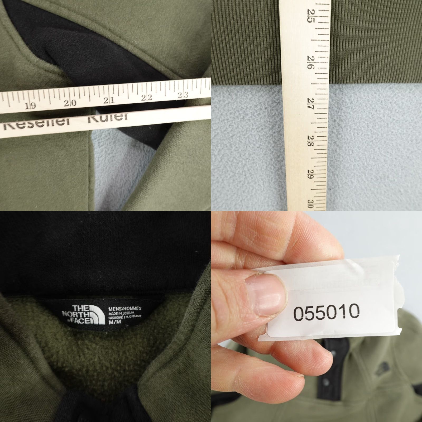The North Face The North Face Sweatshirt Medium Green Alphabet City Fleece Snap Pullover Sweater Size US M / EU 48-50 / 2 - 8 Thumbnail