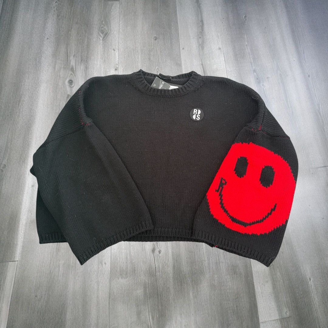 Raf Simons RAF SIMONS SS22 Smiley Knit Size US XL / EU 56 / 4 - 1 Thumbnail