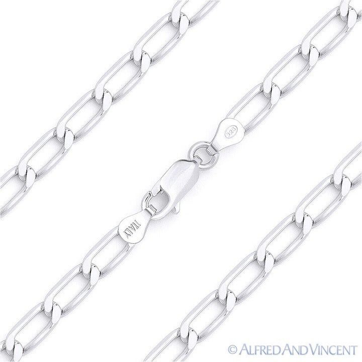 Other Open Cable Link Chain Bracelet in .925 Sterling Silver Size ONE SIZE - 1 Thumbnail
