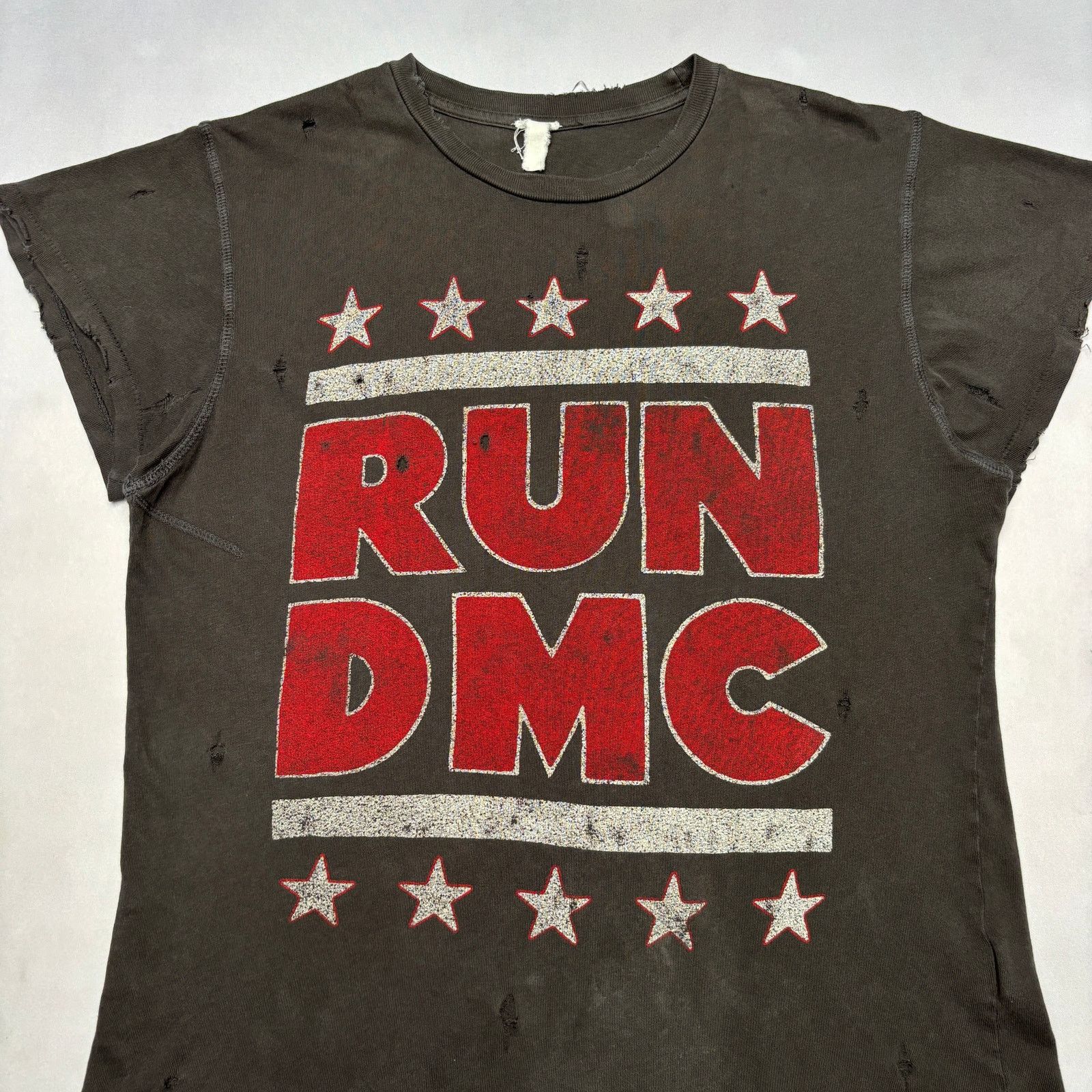 MadeWorn Madeworn Run DMC Stars Distressed Shirt Men's Small Vintage Size US S / EU 44-46 / 1 - 2 Thumbnail