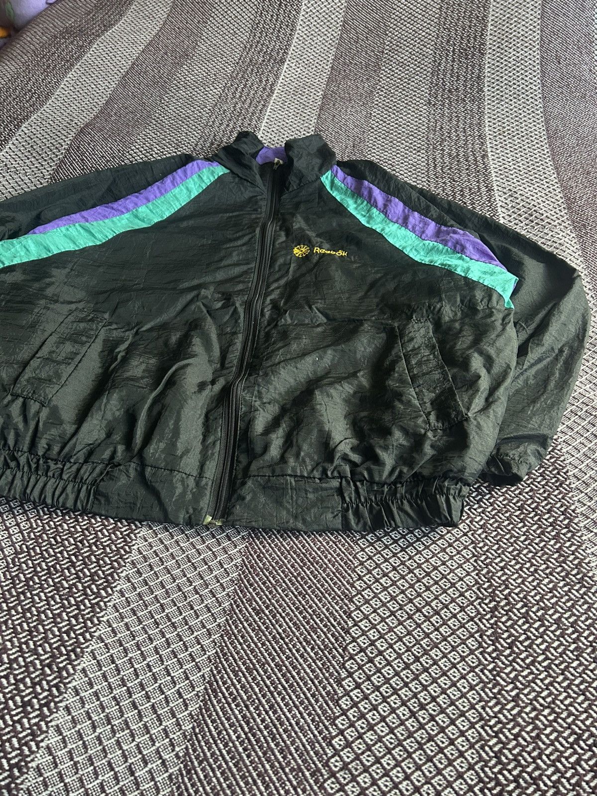 Reebok Vintage Reebok Track Jacket 90s Rare Nylon Sportswear Sz XL Size US XL / EU 56 / 4 - 3 Thumbnail