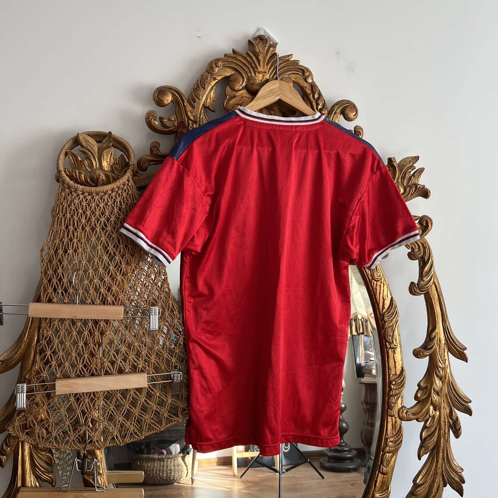 Vintage VTG Score Draw England Soccer Jersey 1982 Sz M Size US M / EU 48-50 / 2 - 2 Thumbnail