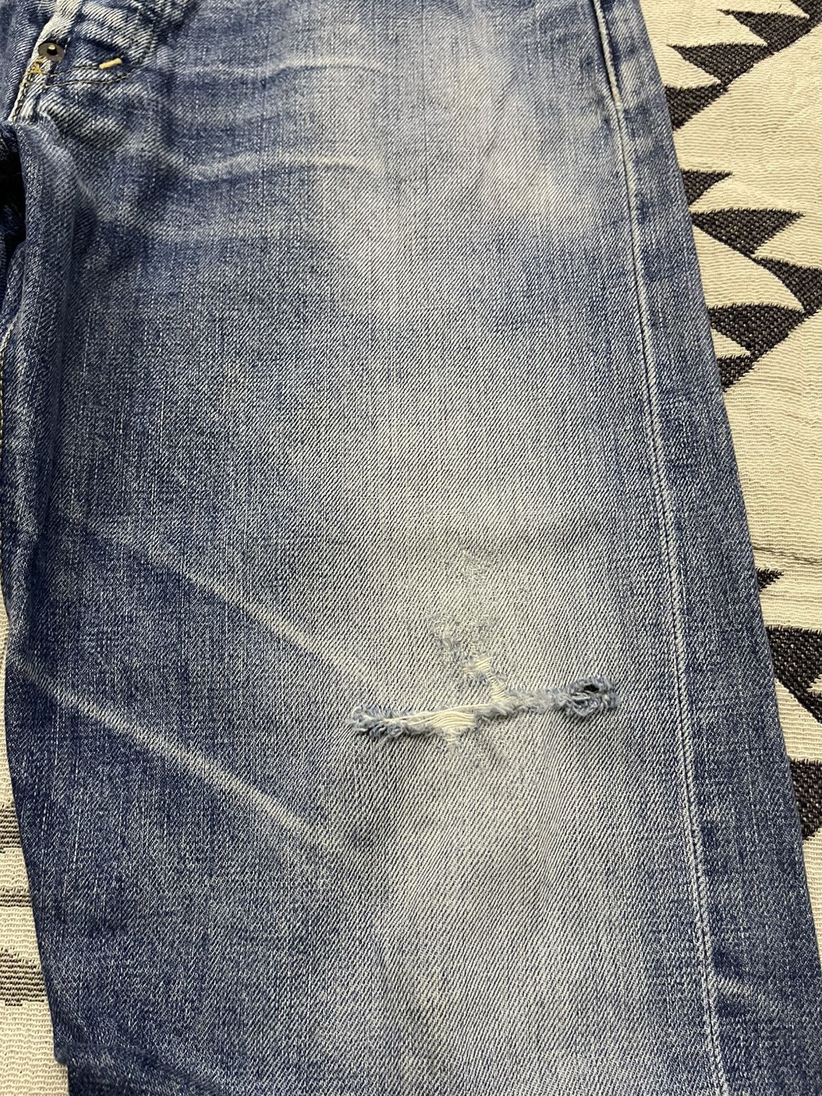 Levi's Vintage Clothing VINTAGE LEVIS 702 BIG E HOODED SELVEDGE DENIM JEANS Size US 32 / EU 48 - 7 Thumbnail