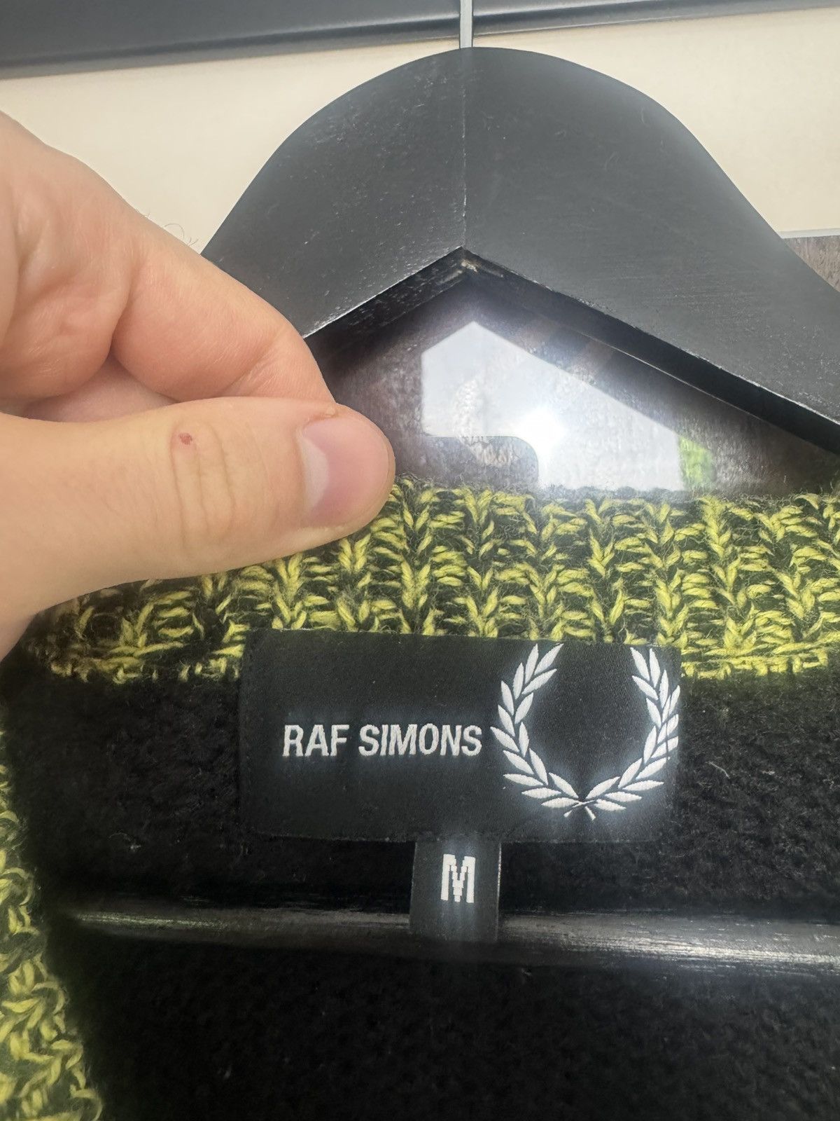 Raf Simons Raf Simons X Fred Perry knitted vest rare designer black Size US M / EU 48-50 / 2 - 3 Thumbnail