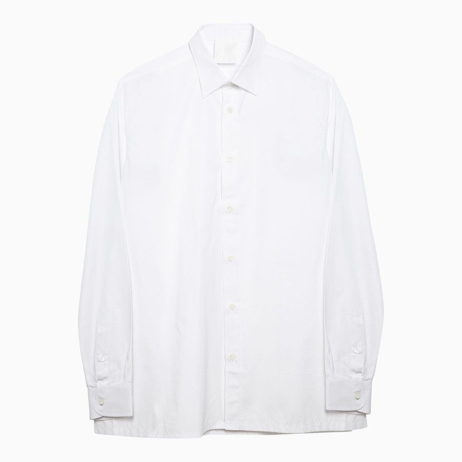 image of Givenchy O1D2Blof0424 Shirt In White, Men's (Size Medium)