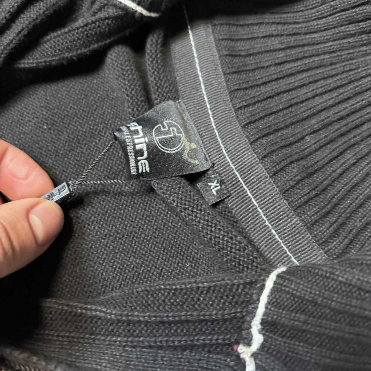 Japanese Brand × Vintage Vintage y2k 90s ribbed affliction style opium sweater Size US XL / EU 56 / 4 - 4 Thumbnail
