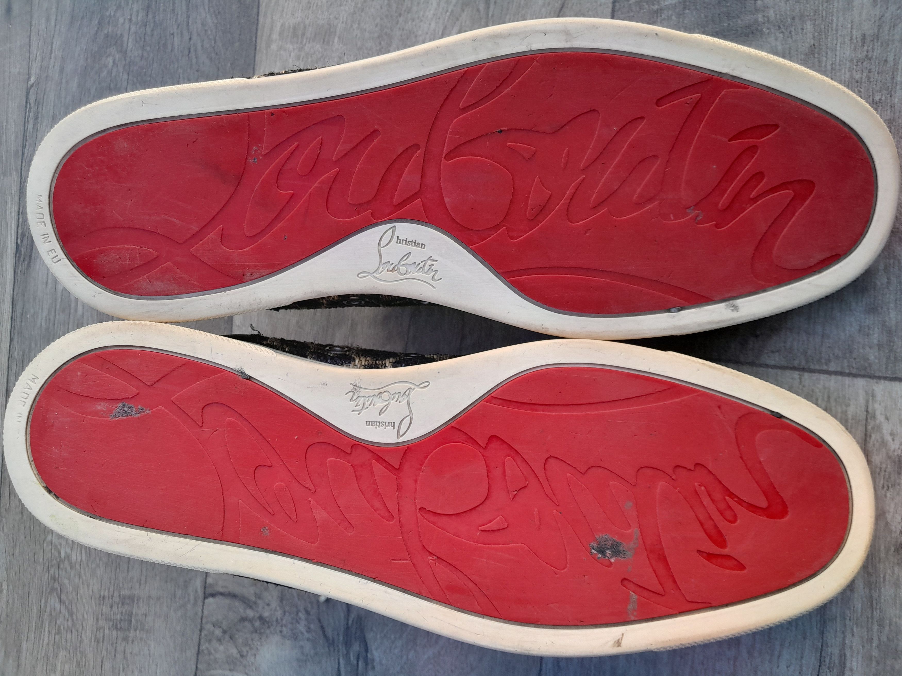 Christian Louboutin Rare Mens Christian Louboutin Leopard Sneakers! Size US 8.5 / EU 41-42 - 6 Thumbnail