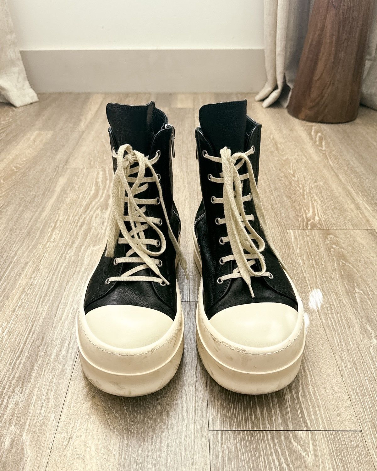 Rick Owens Rick Owens Black Temple Mega Bumper Sneaker Size EU 44 US 11 Size US 11 / EU 44 - 3 Thumbnail