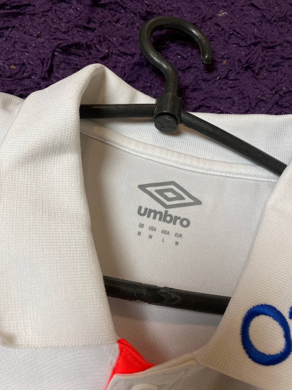 Umbro Print White T-Shirt Umbro O2 Logo Vintage Polo Size US M / EU 48-50 / 2 - 2 Thumbnail