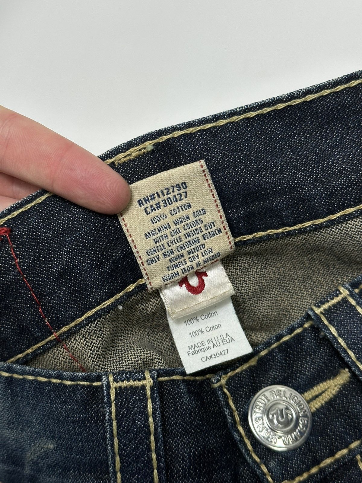 True Religion Vintage True Religion Jeans Rainbow Stitch Bobby Super T Size US 29 - 10 Thumbnail