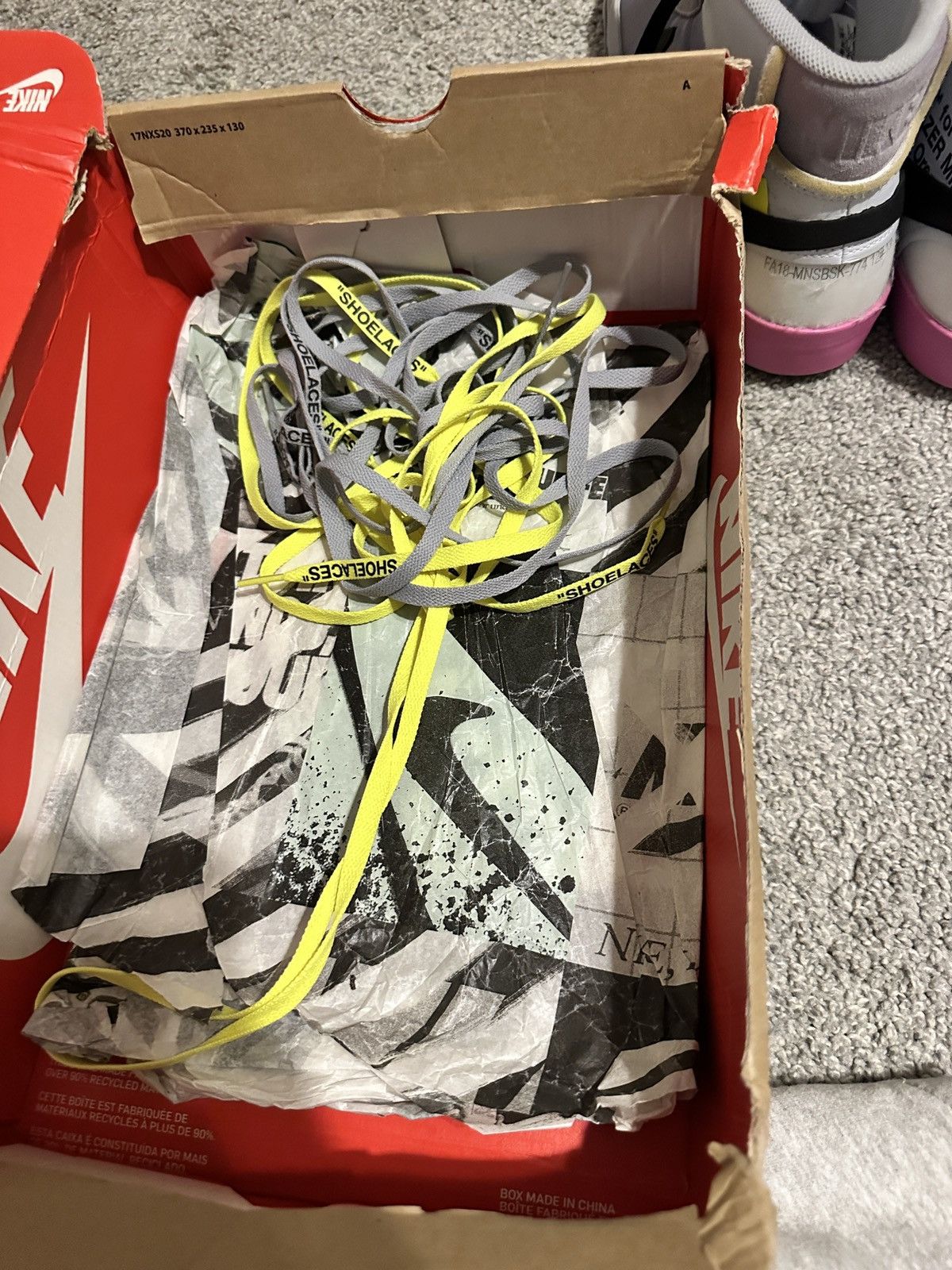 Nike × Off-White Nike Off white Blazer mid serena Williams Size US 12 / EU 45 - 14 Thumbnail