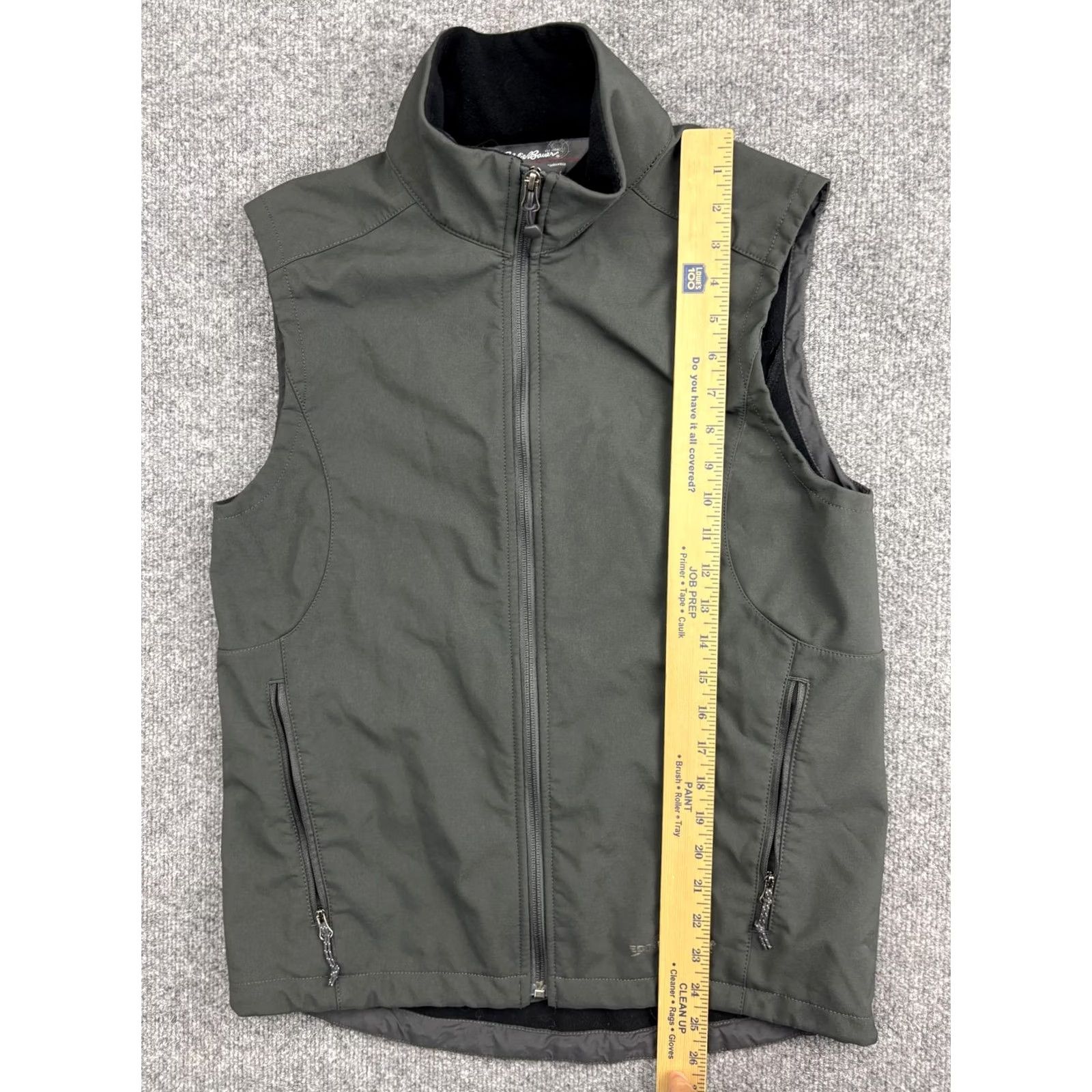 Eddie Bauer VINTAGE Eddie Bauer Vest Mens Small Gray Soft Shell Fleece Lined Outdoor Zip Pockets Size US S / EU 44-46 / 1 - 4 Thumbnail