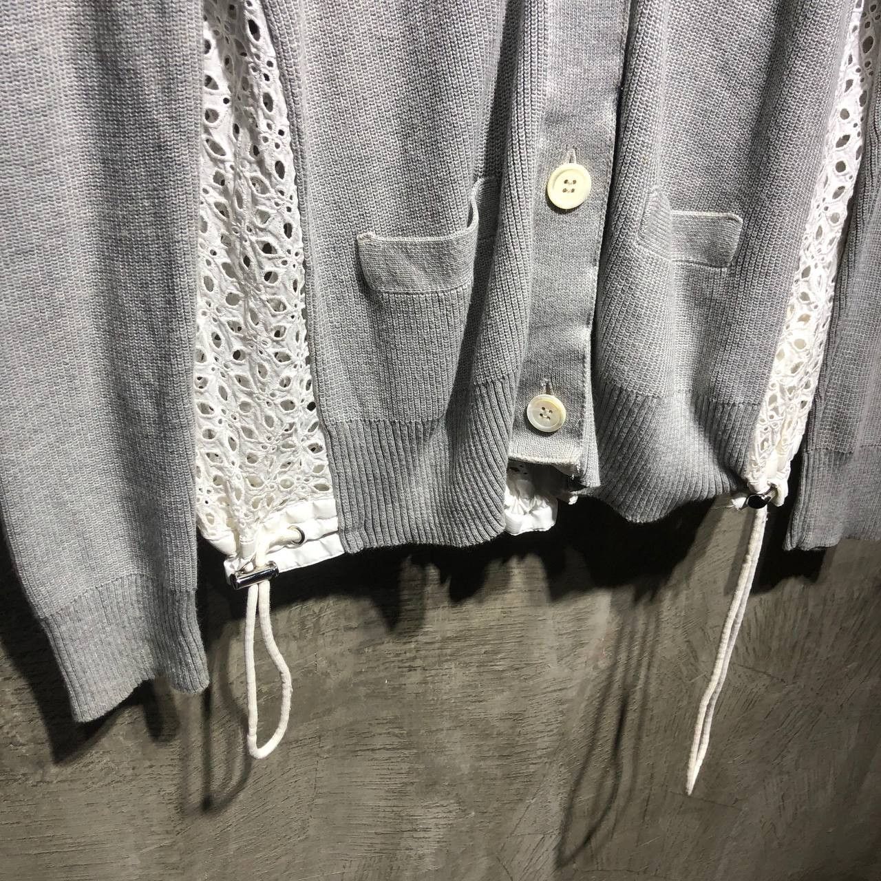 Sacai Sacai knit lace embroidery see through Cardigan Size M / US 6-8 / IT 42-44 - 7 Thumbnail