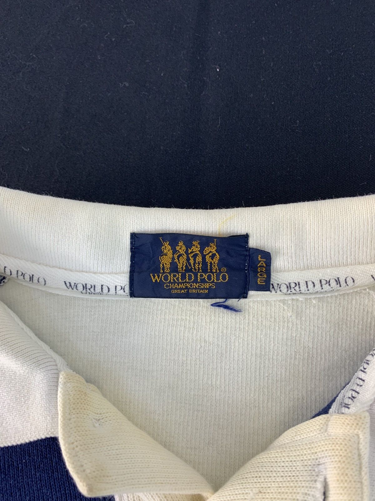 Japanese Brand World Polo Championship GB Crewneck Pullover Embroidery Logo Size US L / EU 52-54 / 3 - 5 Thumbnail