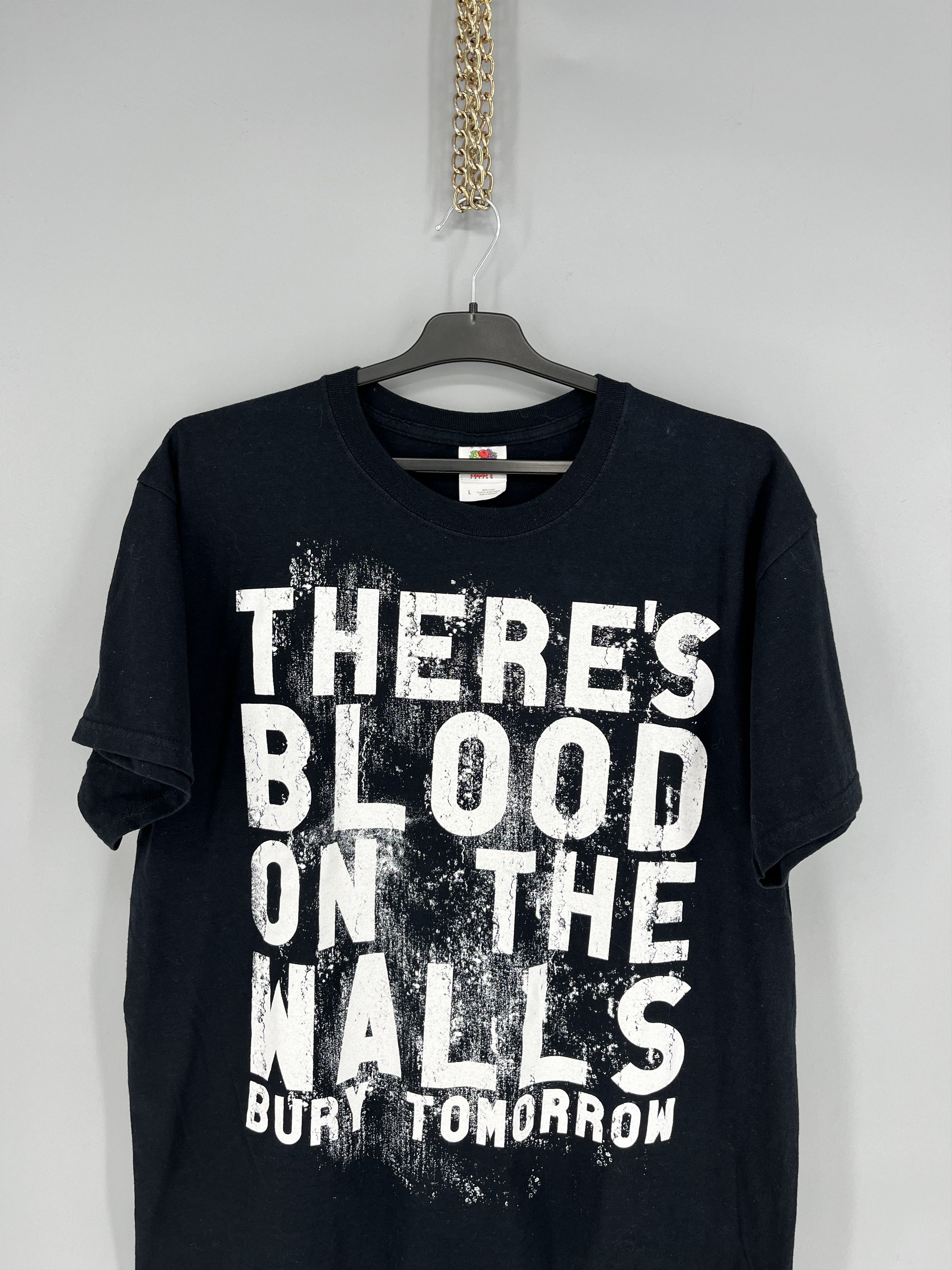 Band Tees × Vintage Vintage Y2K Bury Tomorrow – Bitemarks Lyrics Band Rock Stree Size US L / EU 52-54 / 3 - 6 Thumbnail