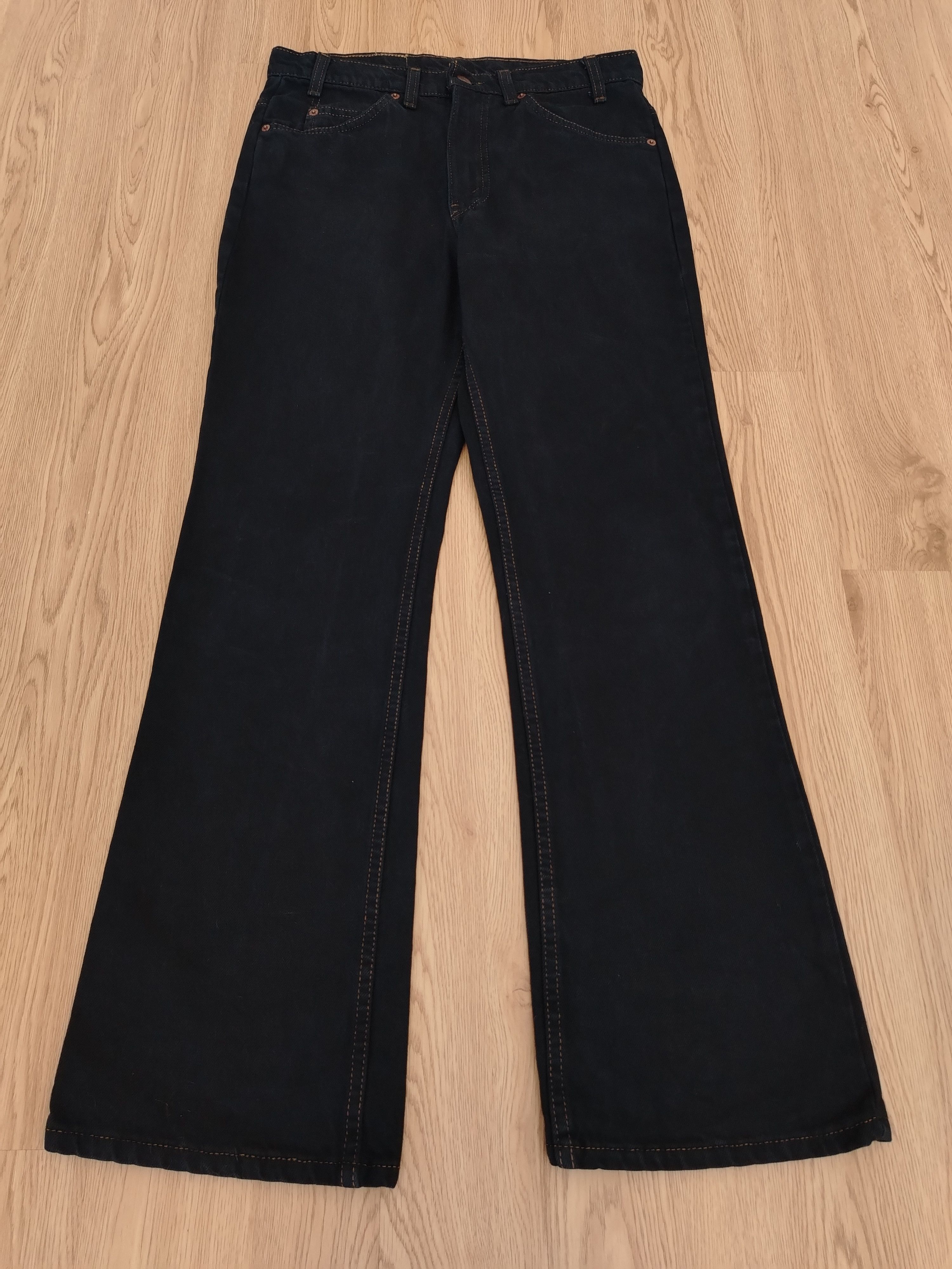 Levi's Levis 517 Jeans Bootcut Super Black USA Size US 31 - 1 Thumbnail