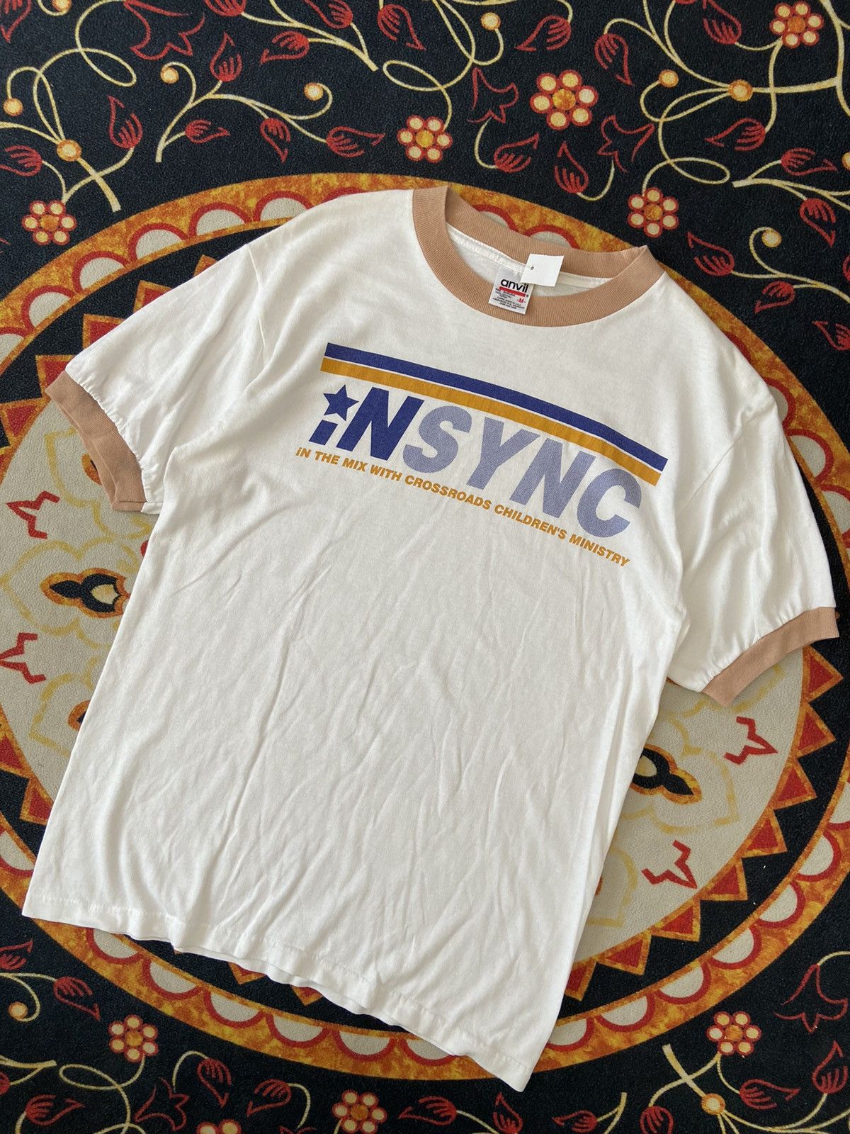 Band Tees × Vintage VINTAGE RINGER NYANC Size US M / EU 48-50 / 2 - 2 Thumbnail