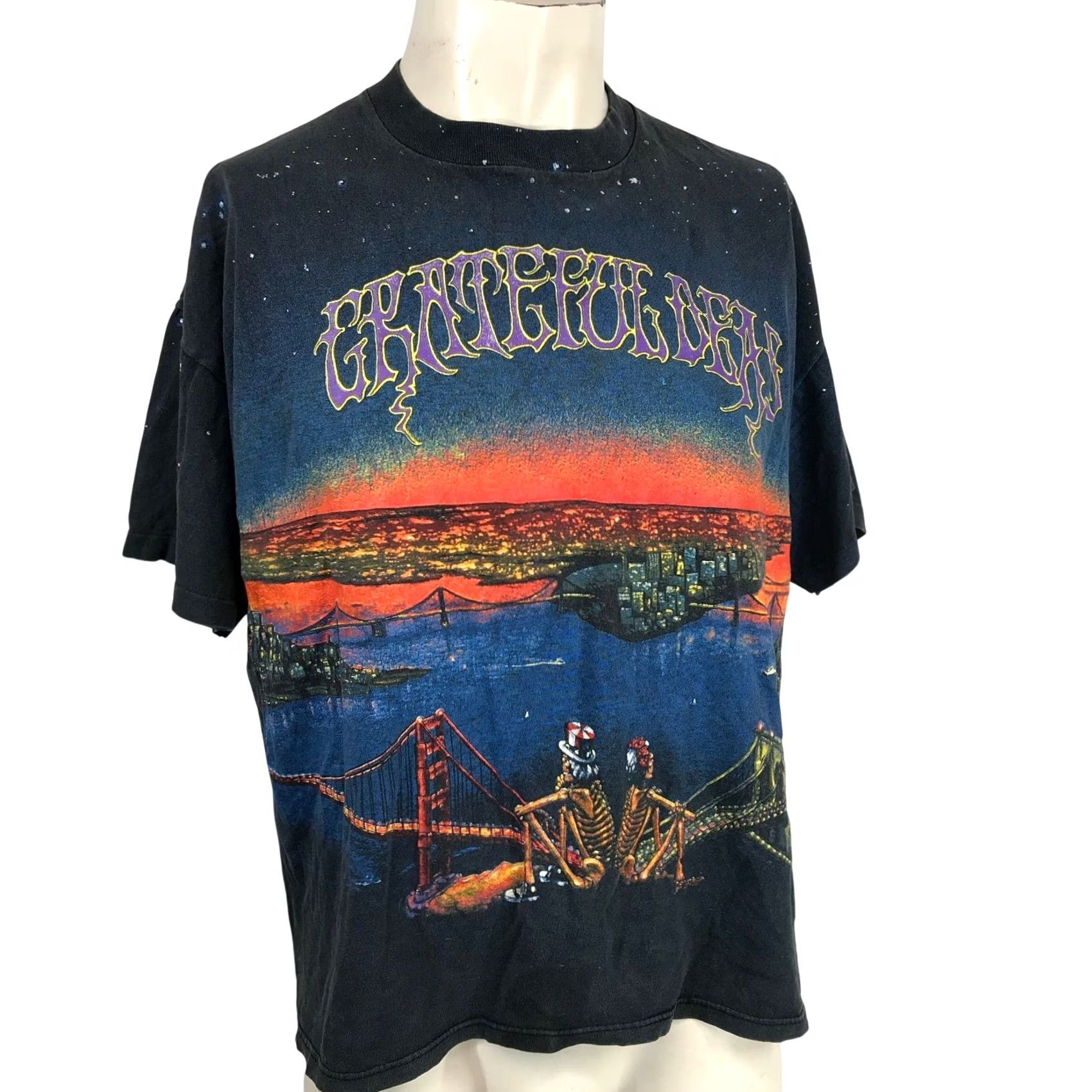 Liquid Blue VINTAGE Grateful Dead San Francisco All Over Print T-Shirt WILD OATS XL Size US XL / EU 56 / 4 - 2 Thumbnail