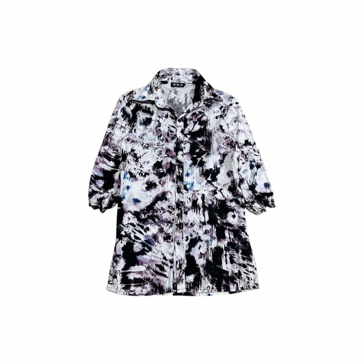14th Addiction × Japanese Brand × KMRii 🔥Y2K Archived K.U.I Shirt Floral Print Goth Punk Size US L / EU 52-54 / 3 - 4 Thumbnail