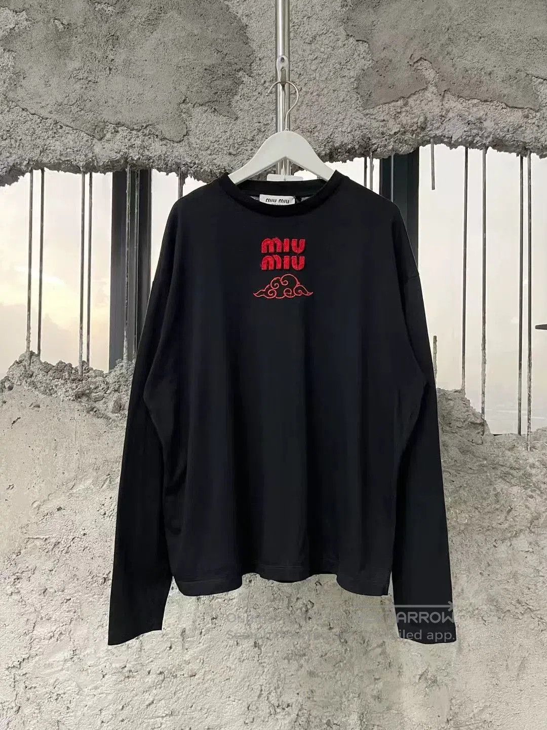 Miu Miu miumiu cloud long sleeve shirt. Size US XS / EU 42 / 0 - 1 Thumbnail