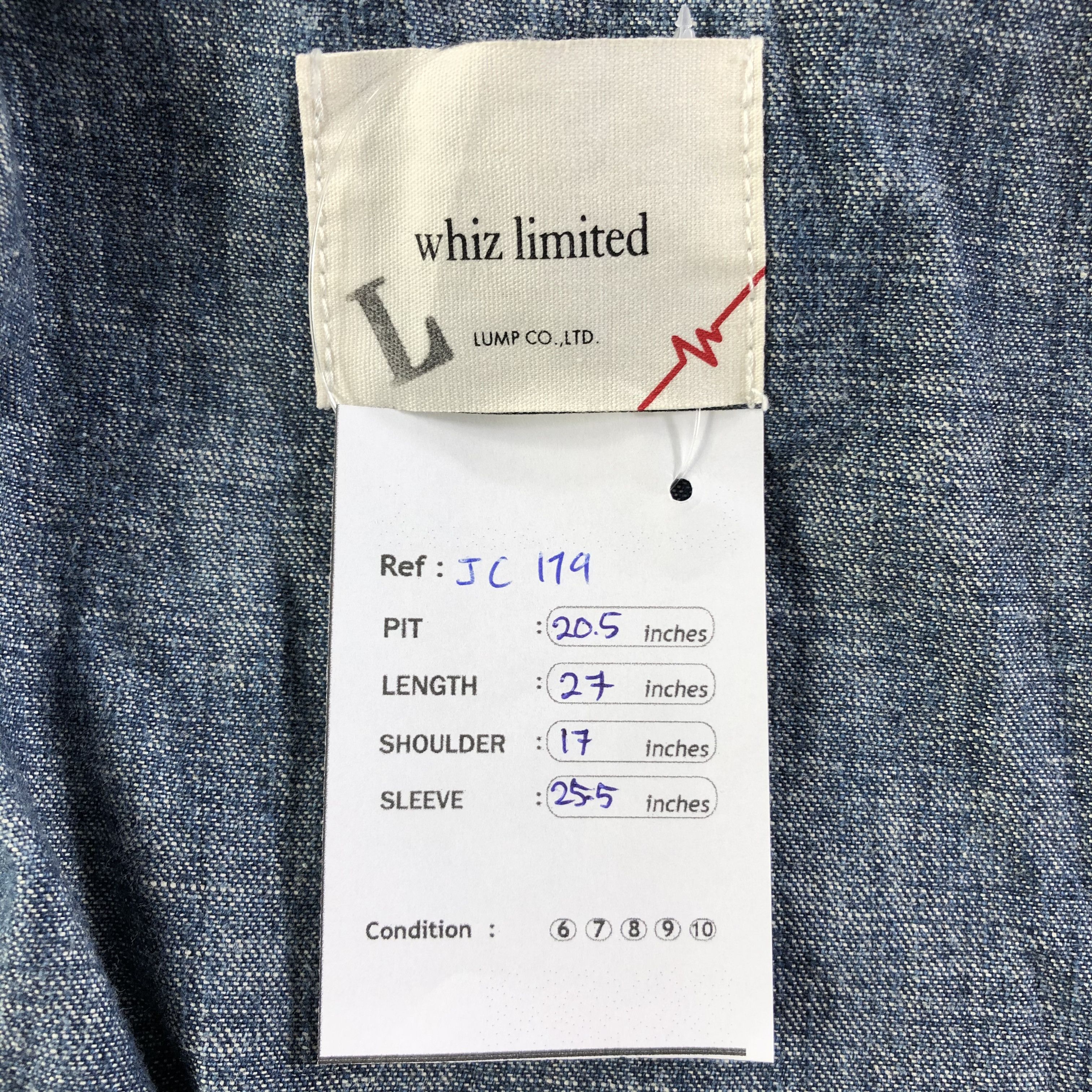 Japanese Brand Japanese Brand Whiz Limited Denim Jacket-JC179 Size US L / EU 52-54 / 3 - 14 Thumbnail