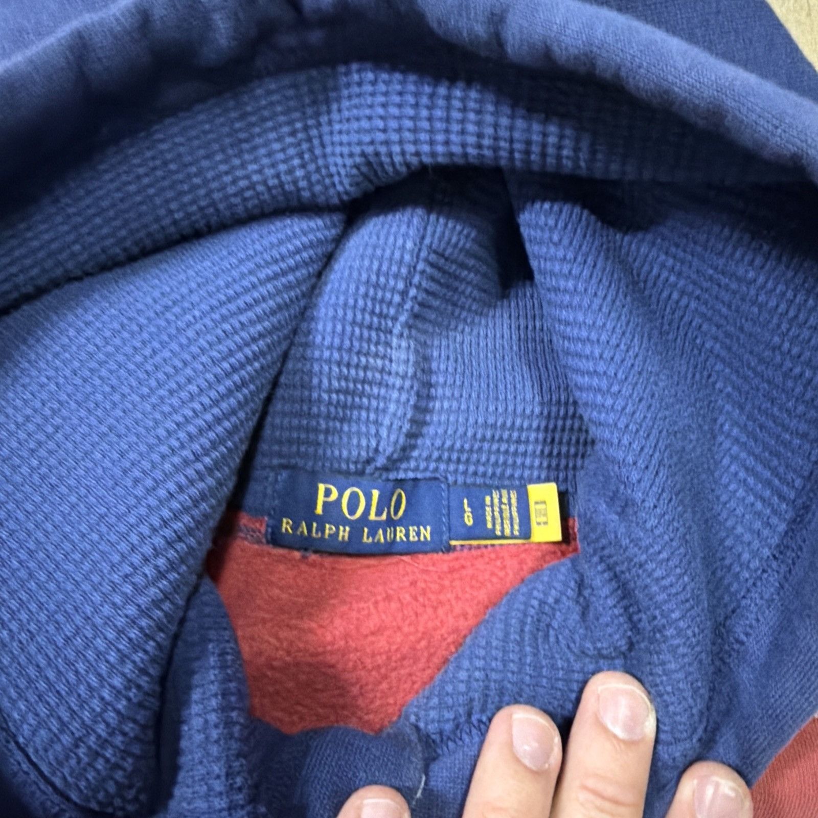 Polo Ralph Lauren Vintage Polo Ralph Lauren Hoodie Mens Large Y2K Short Sleeve Size US L / EU 52-54 / 3 - 7 Thumbnail