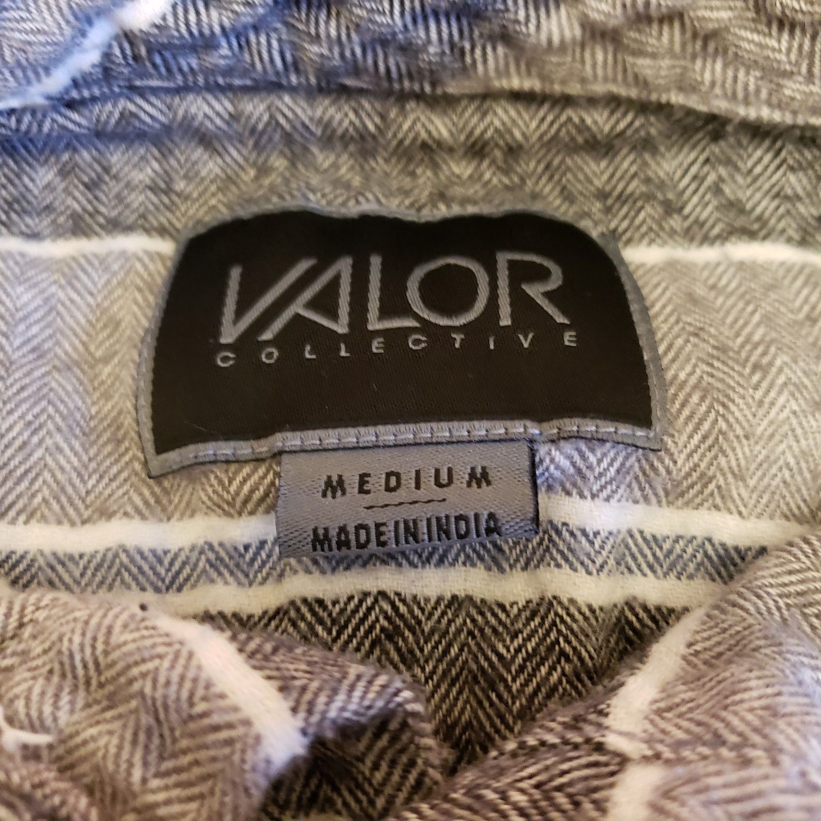 Valor Collective Valor Collective Shirt Mens Medium Flannel Collared Button Size US M / EU 48-50 / 2 - 4 Thumbnail