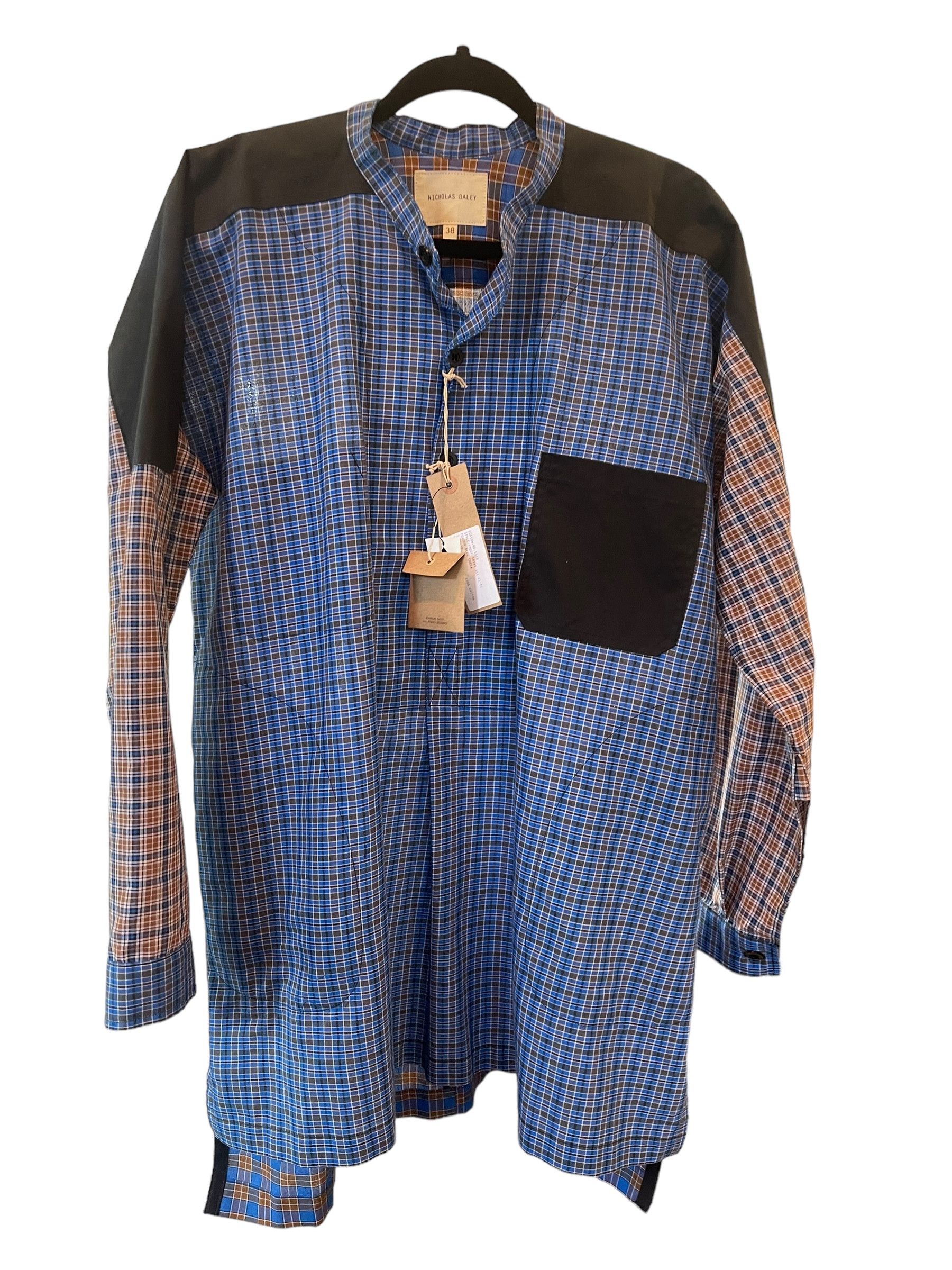 Nicholas Daley New with Tags Nicholas Daley Panel Quarter Button Down Size US XL / EU 56 / 4 - 1 Thumbnail