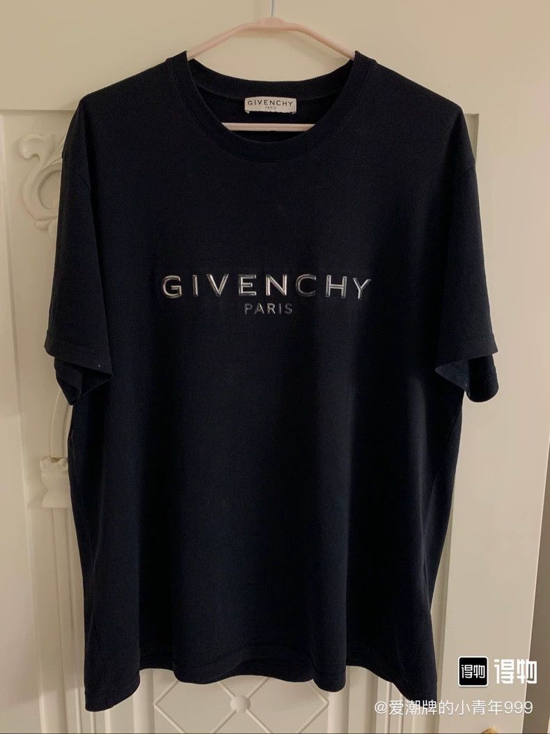 Givenchy Givenchy Metallic Logo Short Sleeve Size US L / EU 52-54 / 3 - 1 Thumbnail