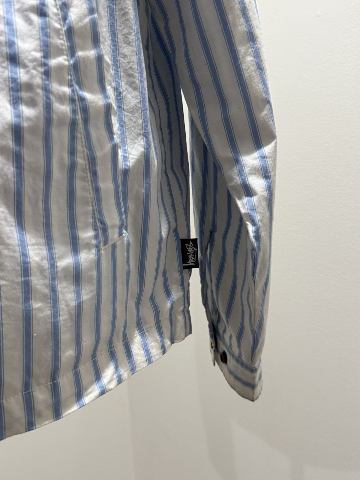 Stussy Stussy Pinstripe Coach Jacket Size US M / EU 48-50 / 2 - 7 Thumbnail