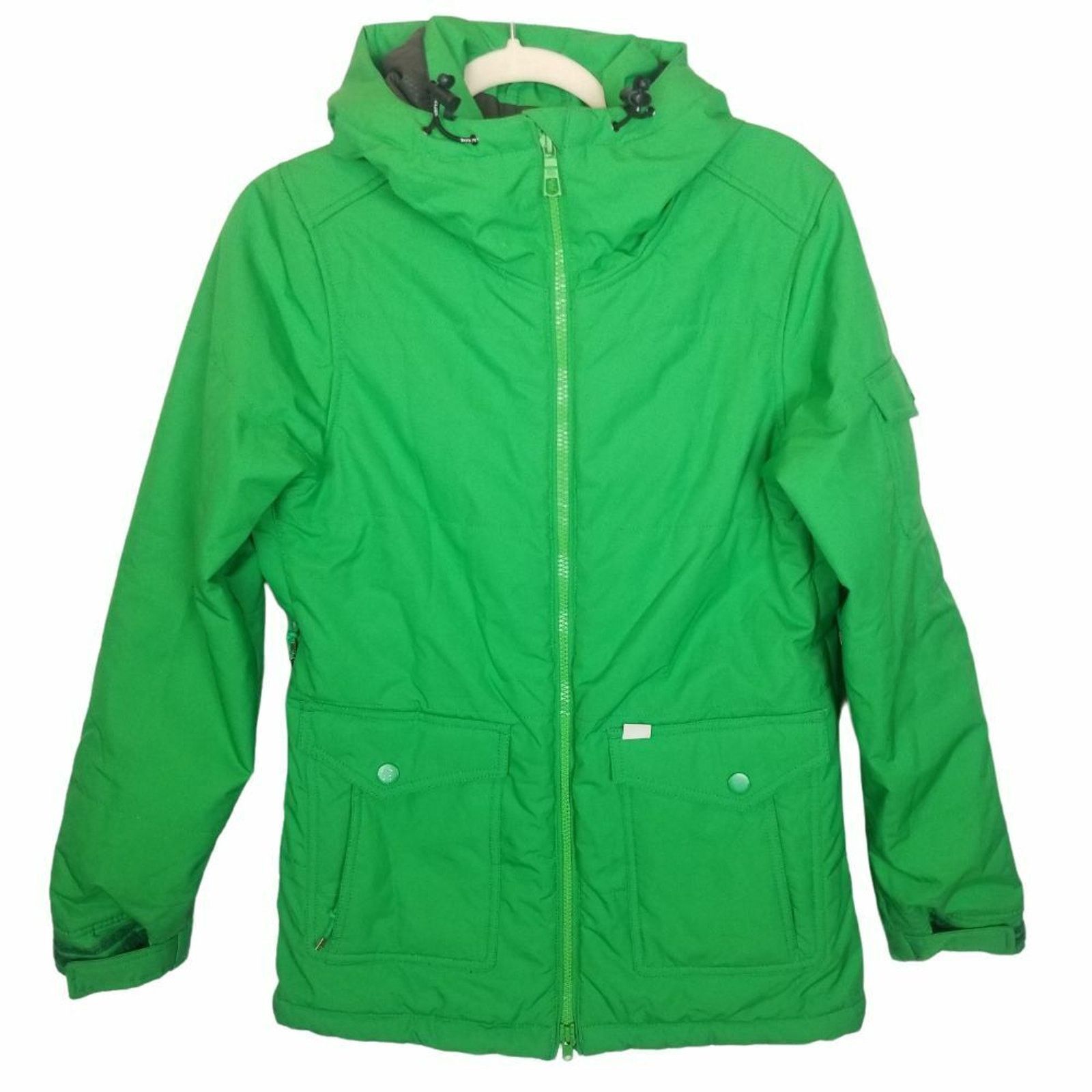 Holden Outerwear Holden Womens Hooded Coat Kelly Green Ski Jacket Snow Winter Size S / US 4 / IT 40 - 1 Thumbnail
