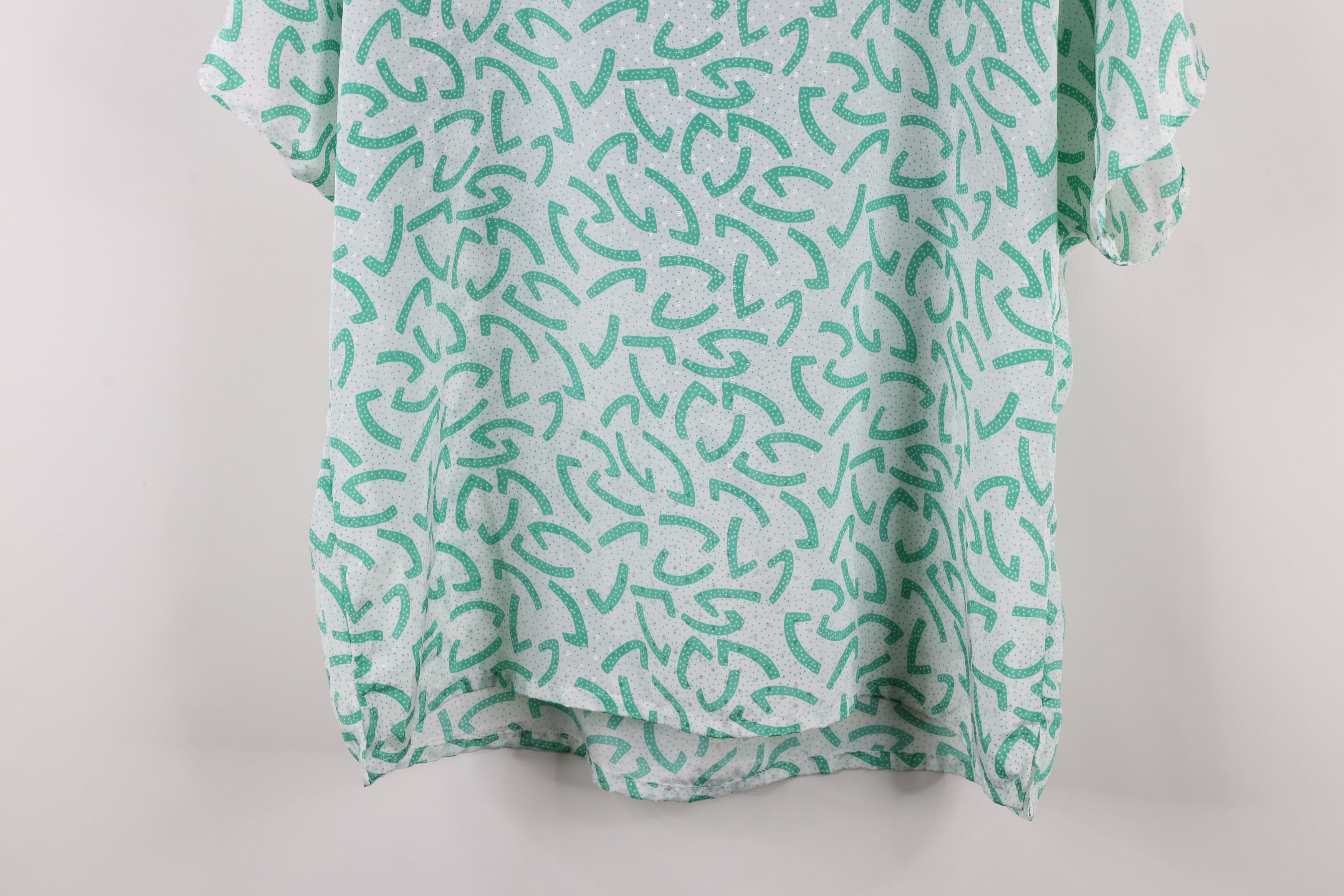Vintage Vintage 80s Streetwear Dot Dolman Sleeve Henley T-Shirt Size XXL / US 16-18 / IT 52-54 - 10 Thumbnail