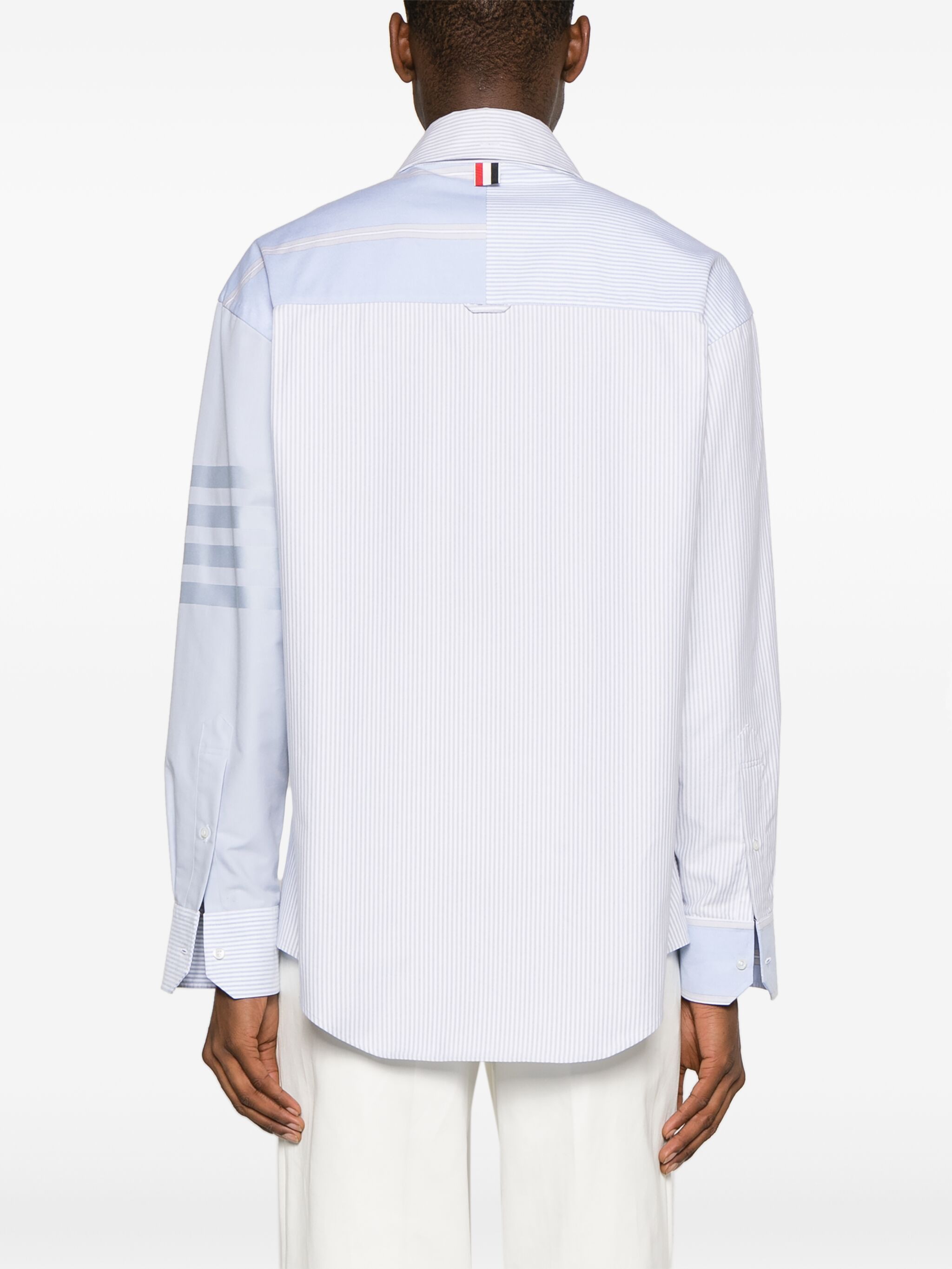 Thom Browne o1s22i1n1224 Oversized Shirt in Light Blue Size US L / EU 52-54 / 3 - 4 Thumbnail