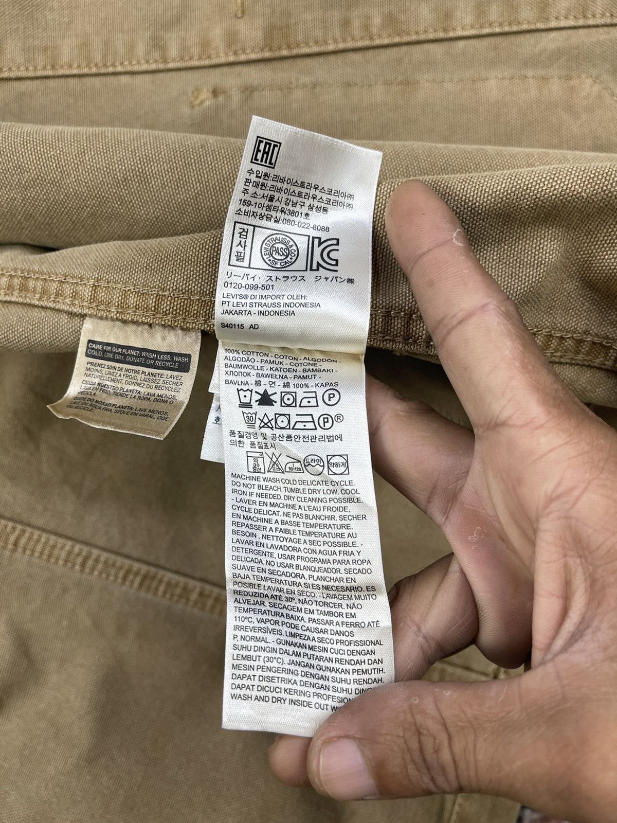 Levi's Levi’s Strauss Duck Canvas Button Up Chore Jacket Size US M / EU 48-50 / 2 - 14 Thumbnail