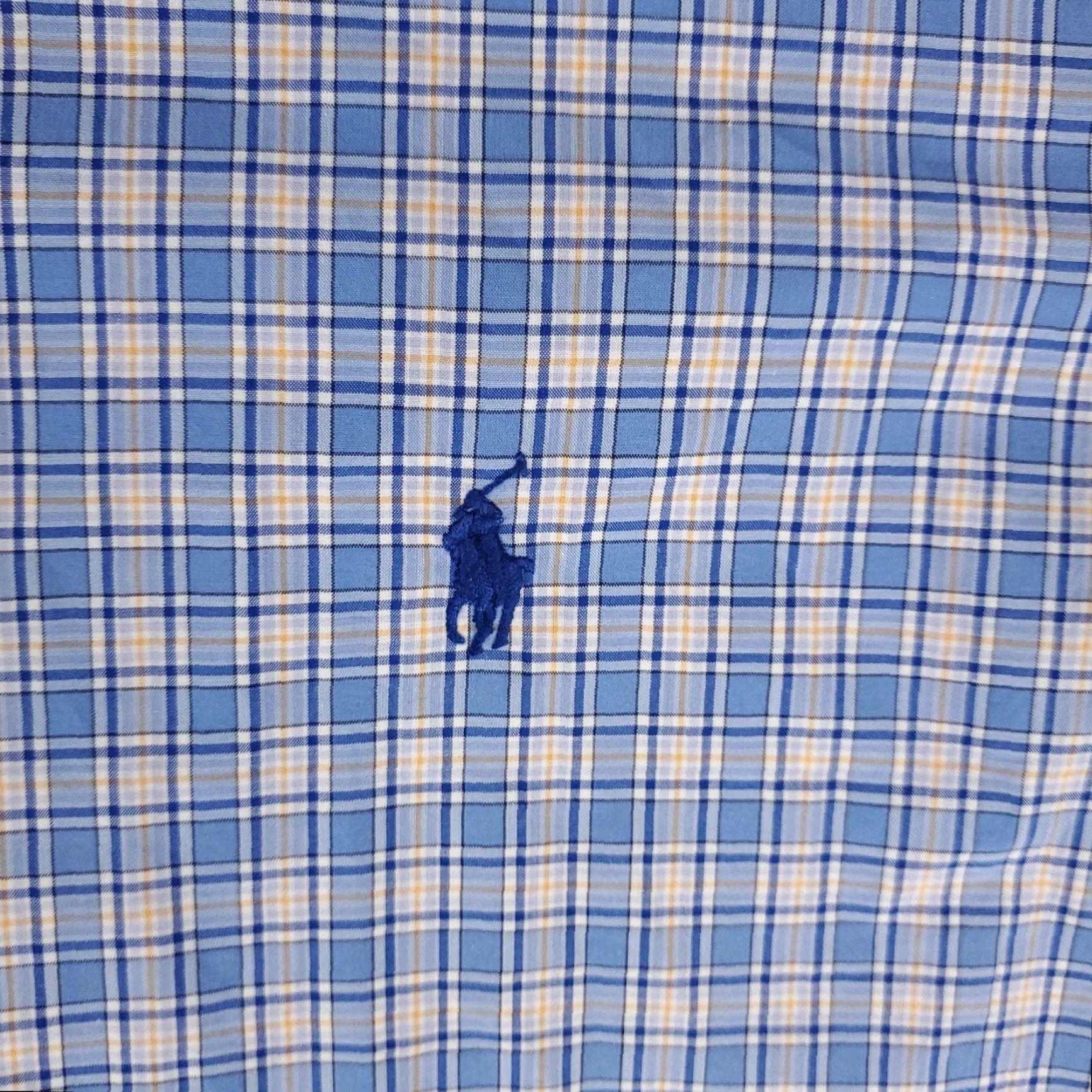 Ralph Lauren Ralph Lauren Shirt Mens XL Blue Plaid Pony Casual Button Up Long Sleeve Size US XL / EU 56 / 4 - 2 Thumbnail