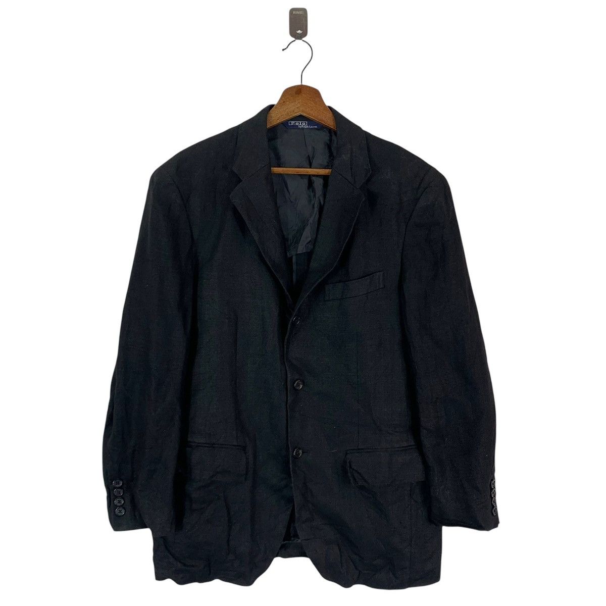 Vintage VINTAGE POLO RALPH LAUREN LINEN COAT BLAZER Size US M / EU 48-50 / 2 - 1 Thumbnail