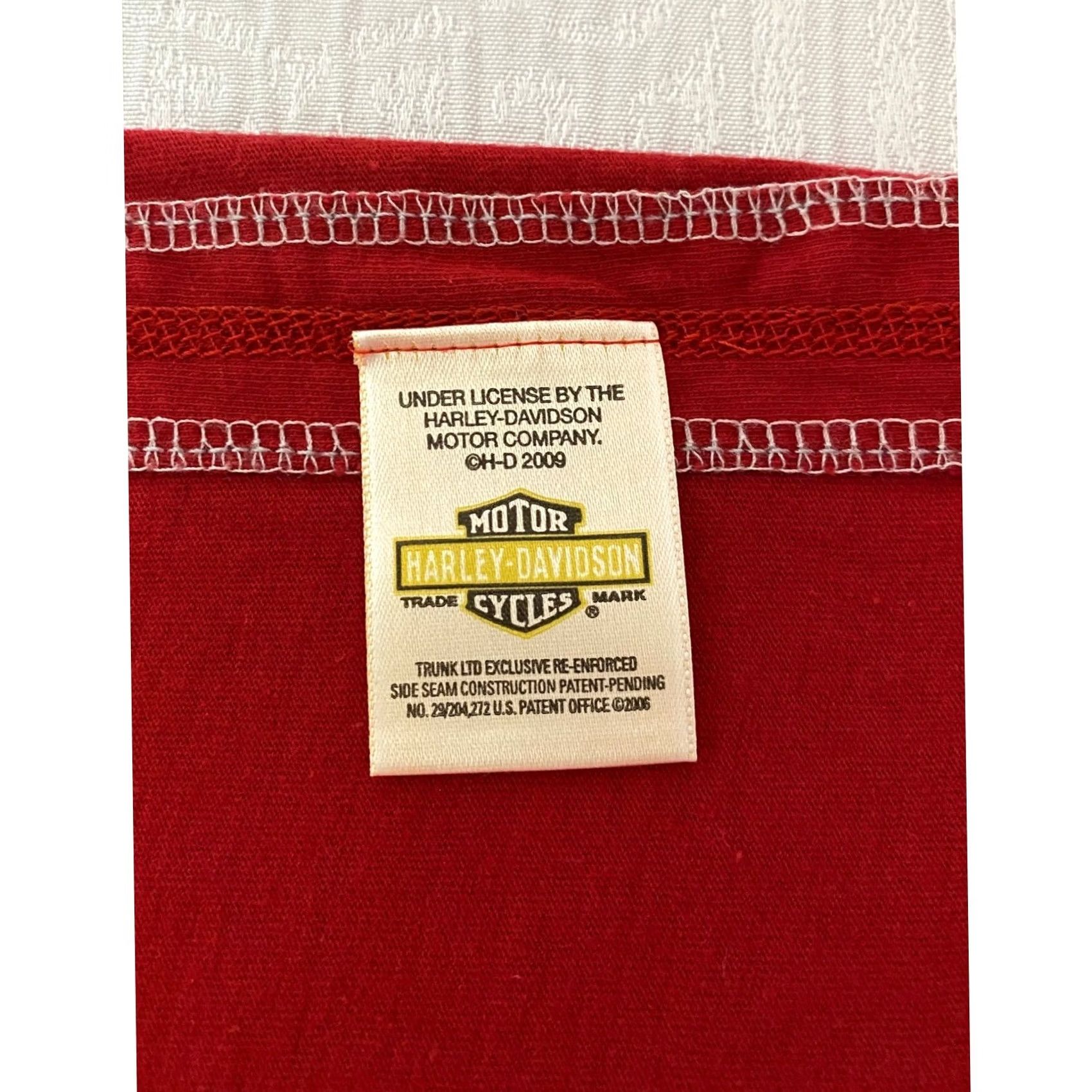 Harley Davidson Harley-Davidson Trunk Ltd Red Eagle Graphic T-Shirt XL Limited Edition 2009 Size US XL / EU 56 / 4 - 7 Thumbnail