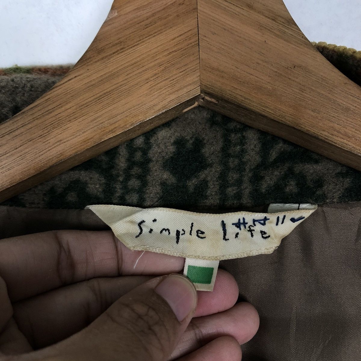 Japanese Brand 🔥Vintage Wool Jacket Simple Life Colour Mix Issey Miyake Size US M / EU 48-50 / 2 - 15 Thumbnail