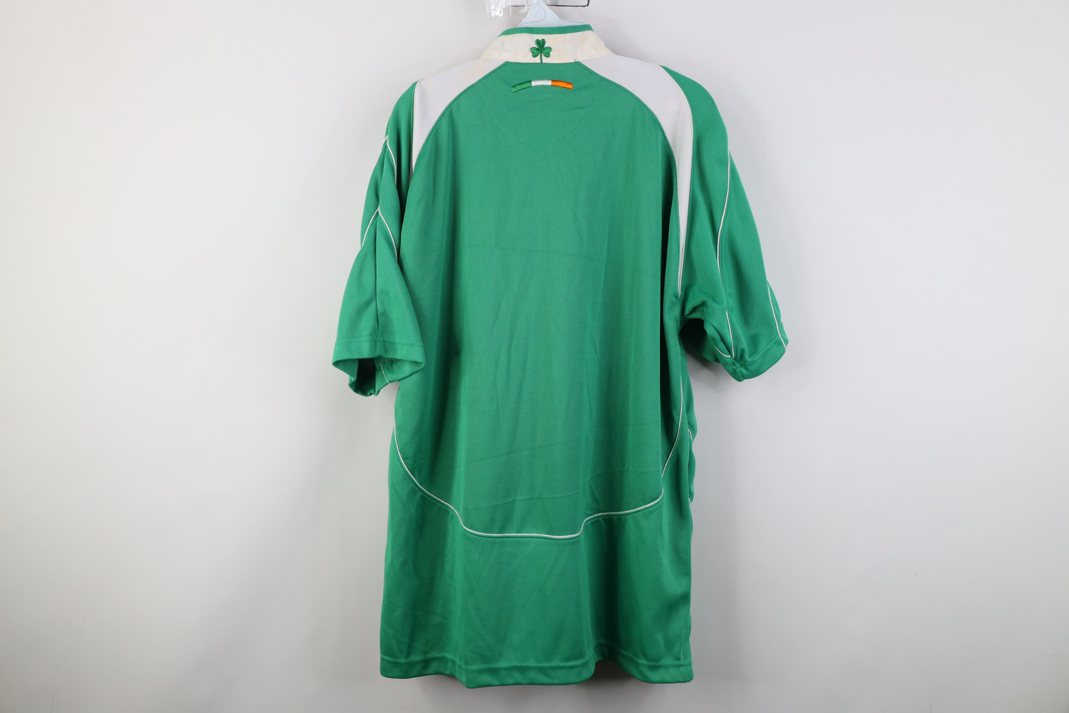 Vintage Vintage Spell Out Ireland Rugby Jersey Shirt Green Polyester Size US M / EU 48-50 / 2 - 15 Thumbnail