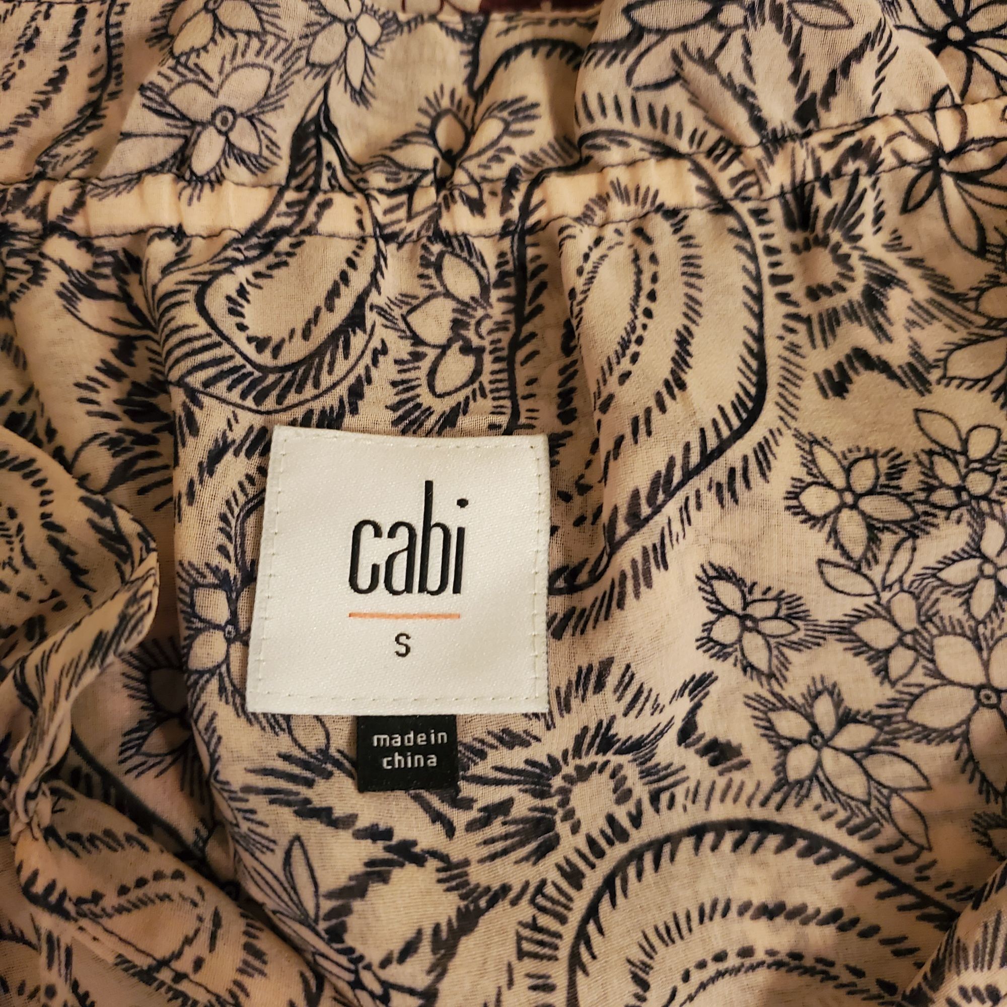 Other Cabi S Dress 5371 Sleeveless Keyhole DANI Paisley Floral Boh Size S / US 4 / IT 40 - 4 Thumbnail