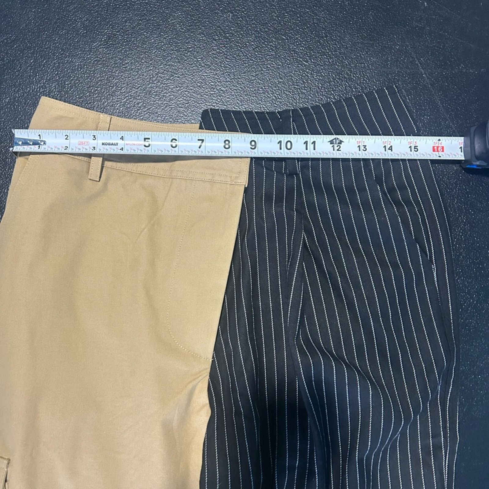 Other Choosy Night & Day Brown Dark Pinstriped Pants Cotton NWT 4 Size 27" / US 4 / IT 40 - 9 Thumbnail