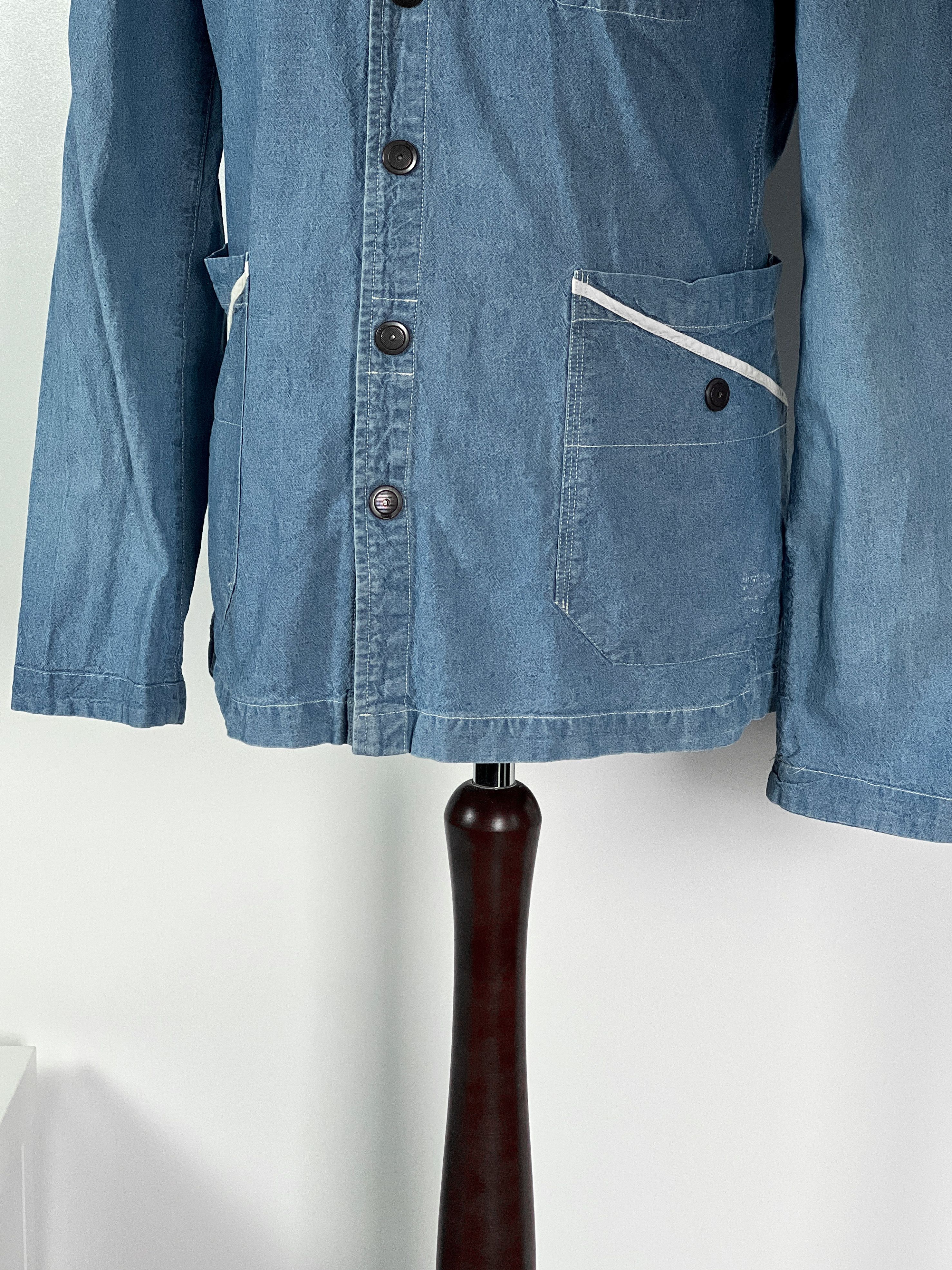 Other 8mm NDL DSTNC Light Denim Men`s Blazer Size US L / EU 52-54 / 3 - 9 Thumbnail