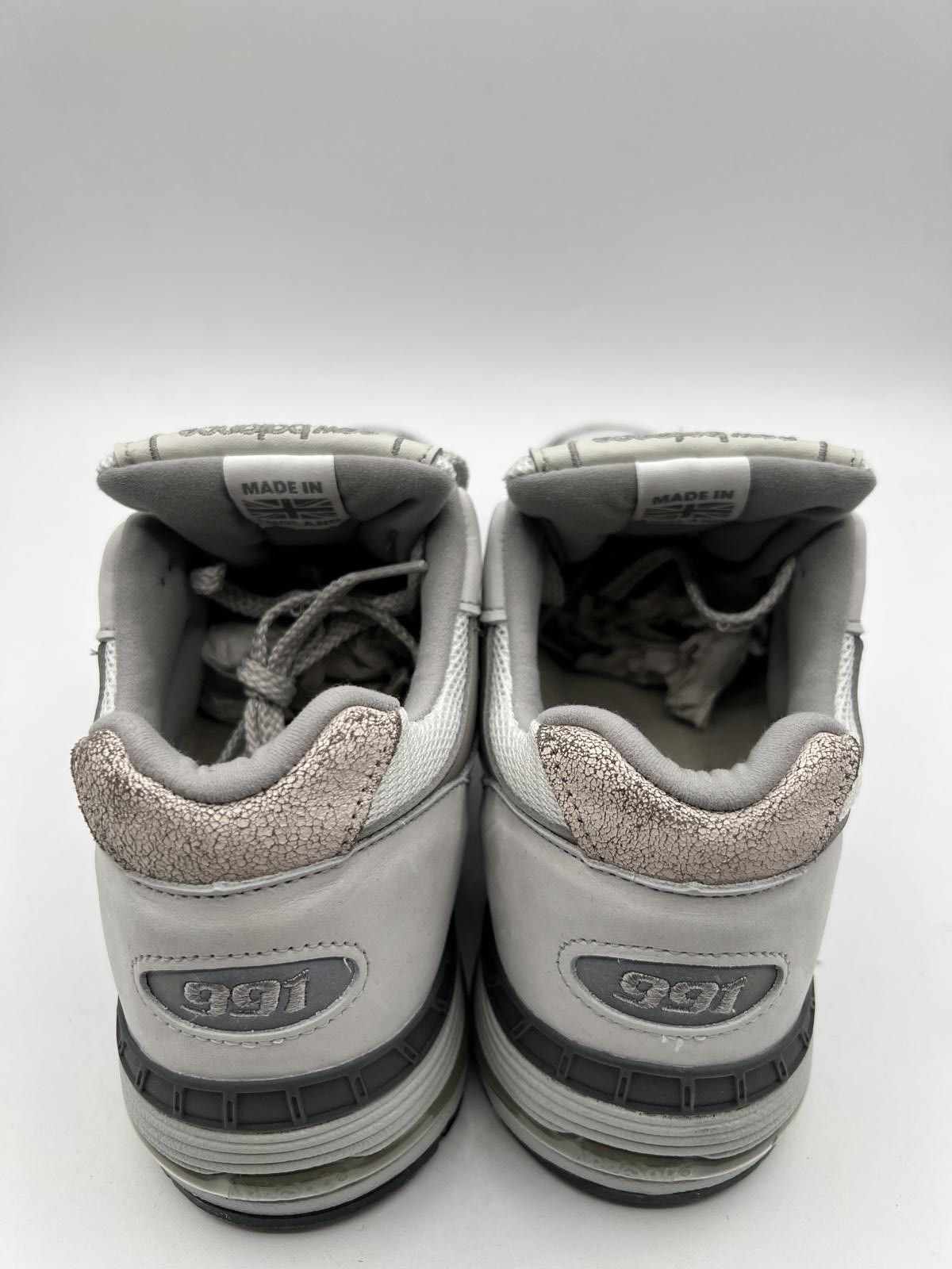 New Balance New Balance Men's 991 Star White M991FLB Gray New No Box Size US 9 / EU 42 - 5 Thumbnail